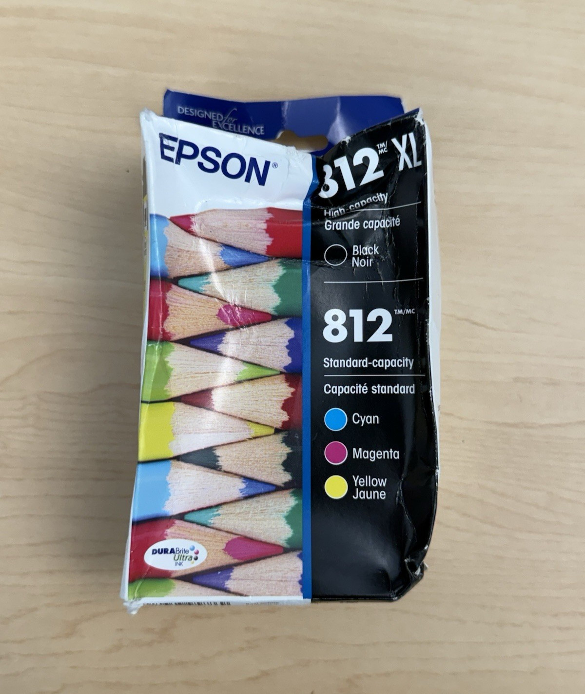 Epson Genuine 822XL Black 822 Color Ink Cartridges New Sealed EXP: 02/2029