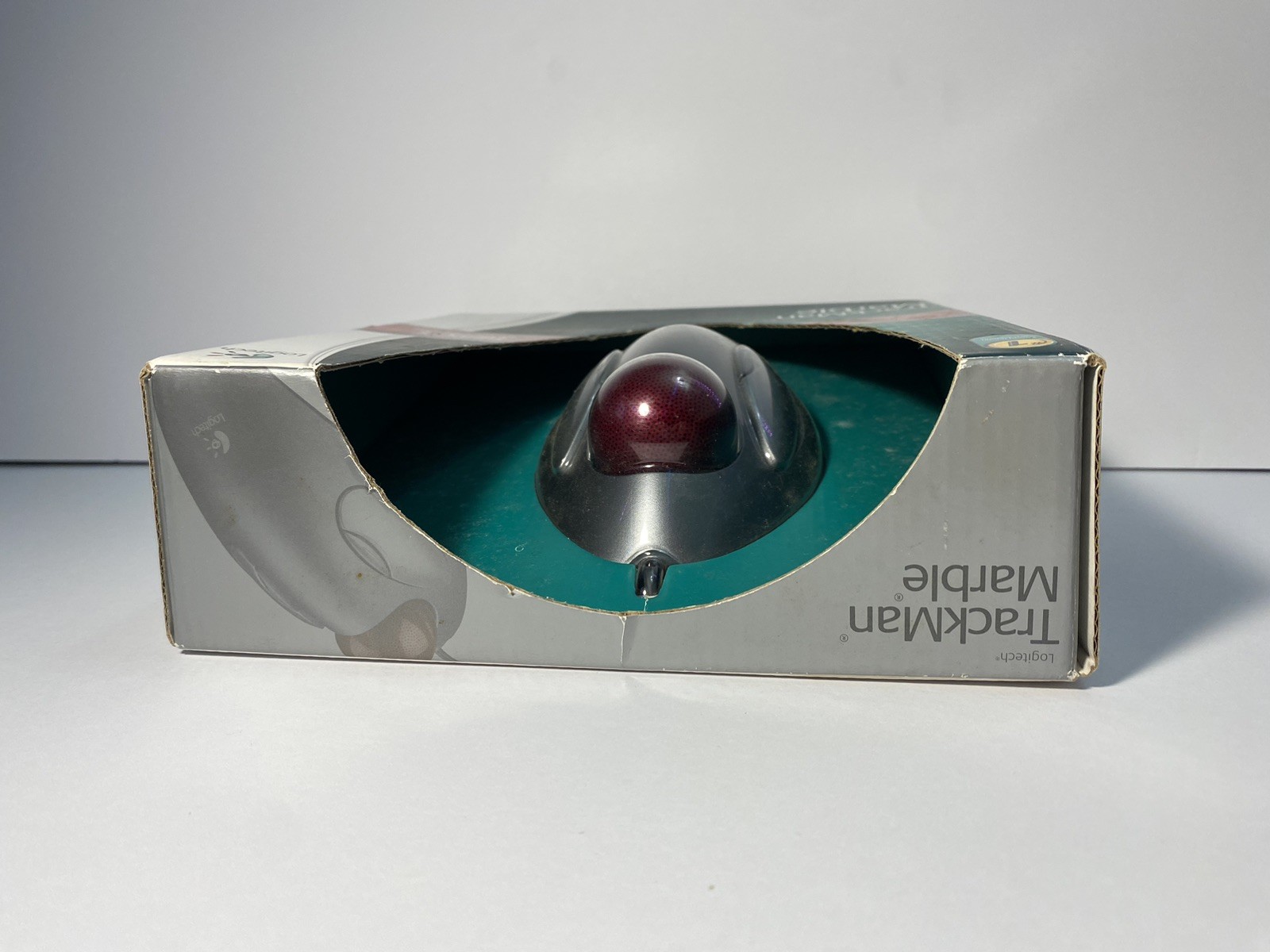 Logitech TrackMan Marble Trackball Mouse USB 910-000806 New OPEN BOX