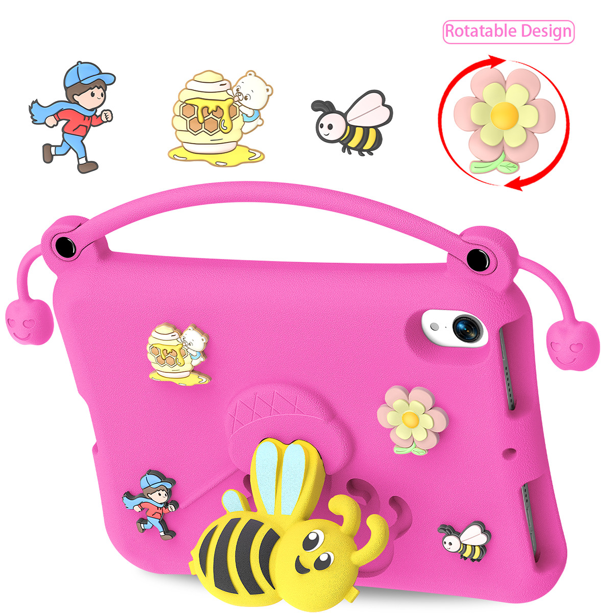 For Apple iPad Mini 7 (A17 Pro) 8.3 inch 2024 Kids Case Portable Stand Cover