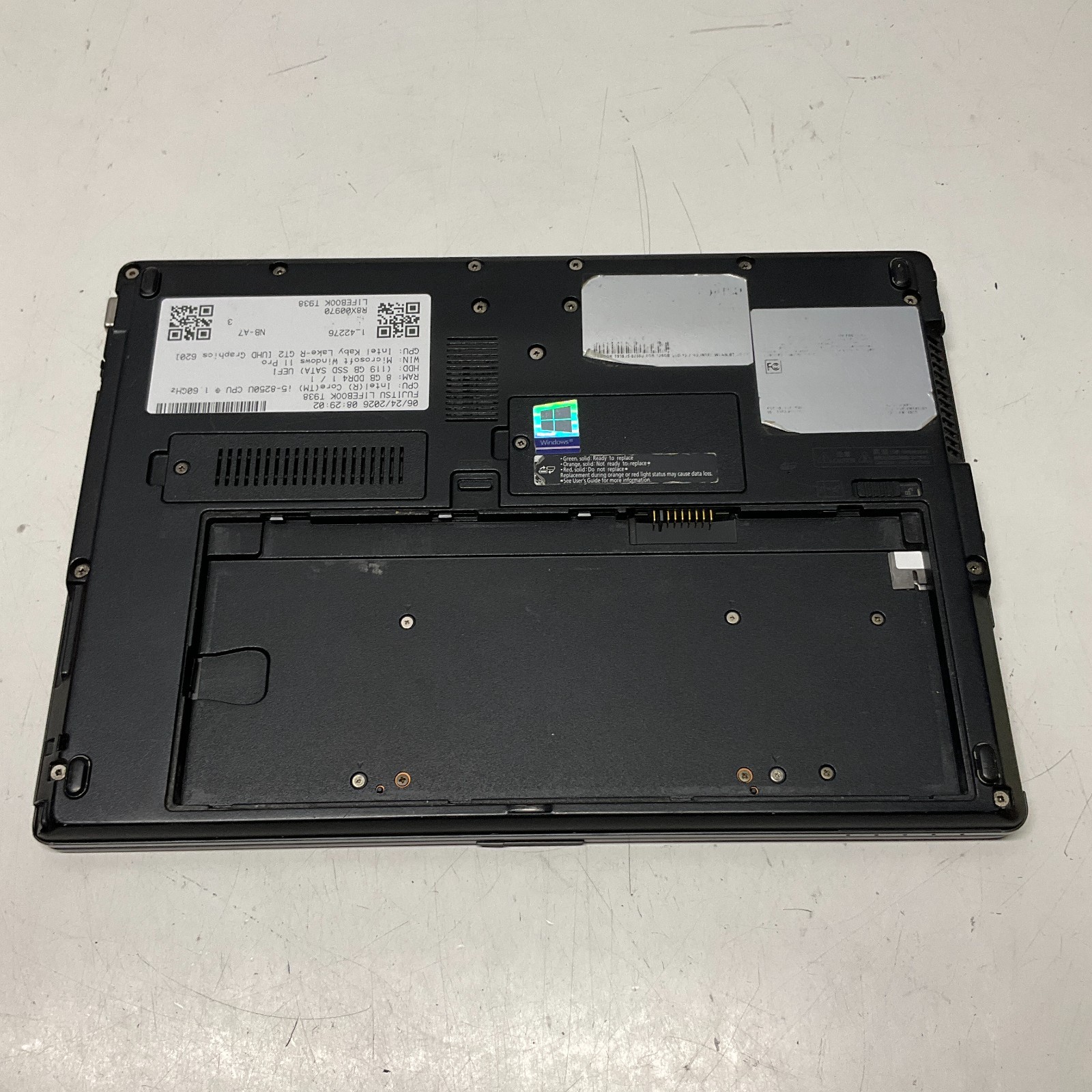 Fujitsu Lifebook T938 Laptop Intel Core i5-8250U @ 1.60 GHz 8GB 128GB SSD NO BAT