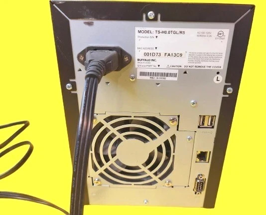 BUFFALO TERA STATION PRO II TS-H0.0TGL/R5 128MB SDRAM NETWORK ATTACHED STORAGE