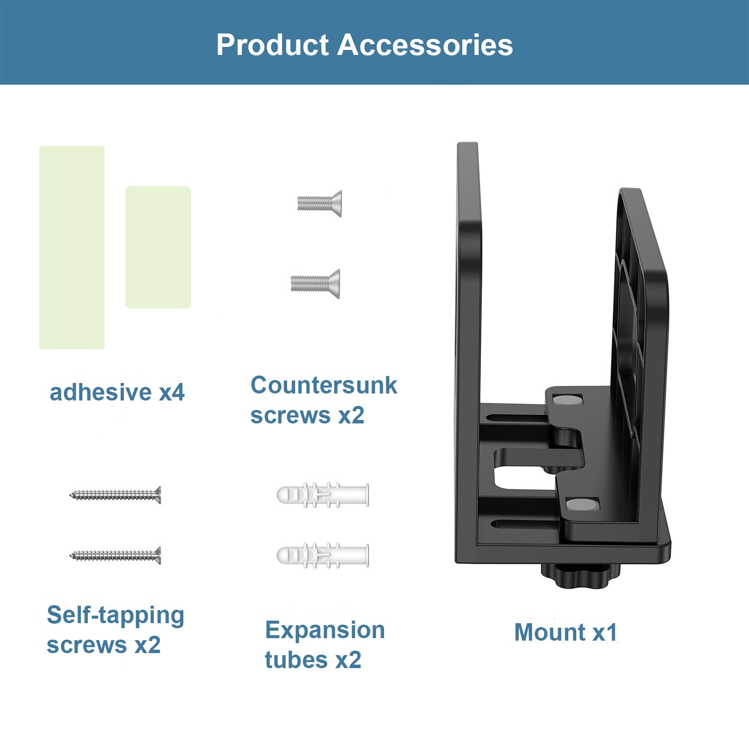 Wall Mount Router Holder, Adjustable Bracket for WiFi Modem/Laptop/Set-Top Box