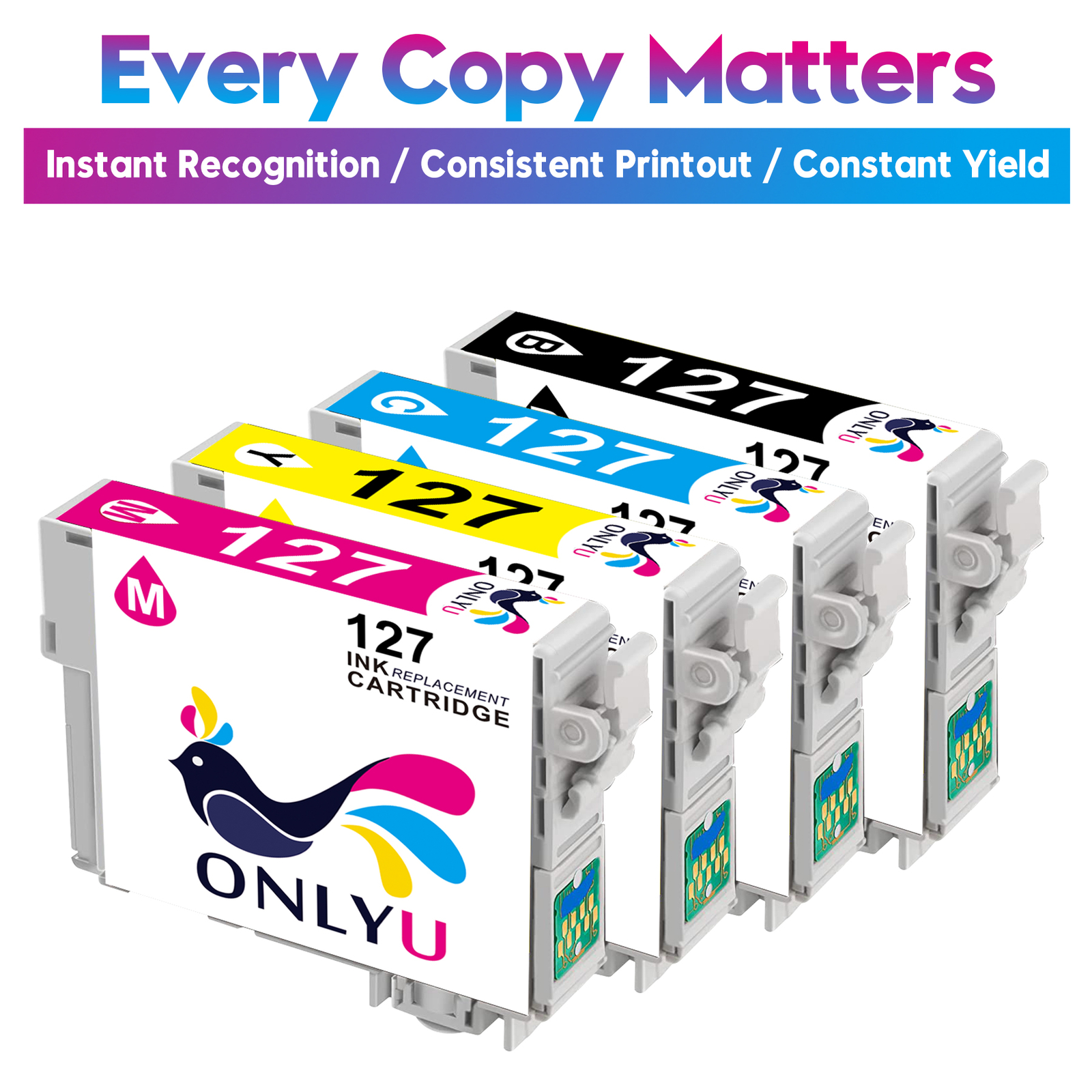 Ink For Epson 127 NX530 625 WF-3520 WF-3530 WF-3540 WF-7010 WF-7510 7520 545 645