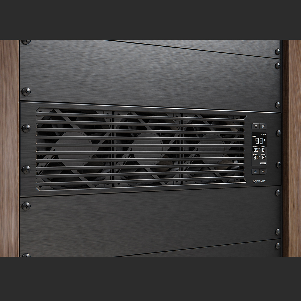 CLOUDPLATE T9, Rack Mount Cooling Fan Panel 3U Exhaust, AV Equipment 19″ Rack