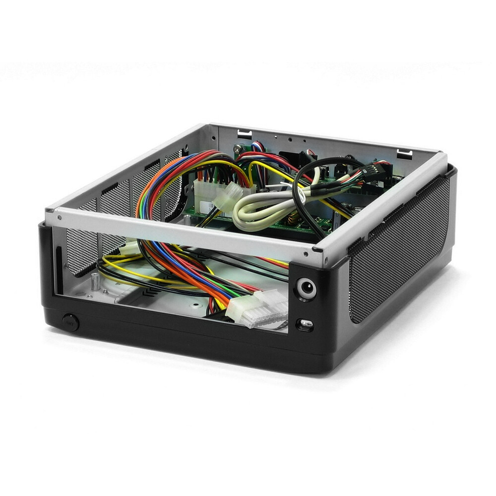 Morex T3500 Fanless Mini-ITX Case w/ 80W DC-DC Power Board & 60W A/C Adapter,
