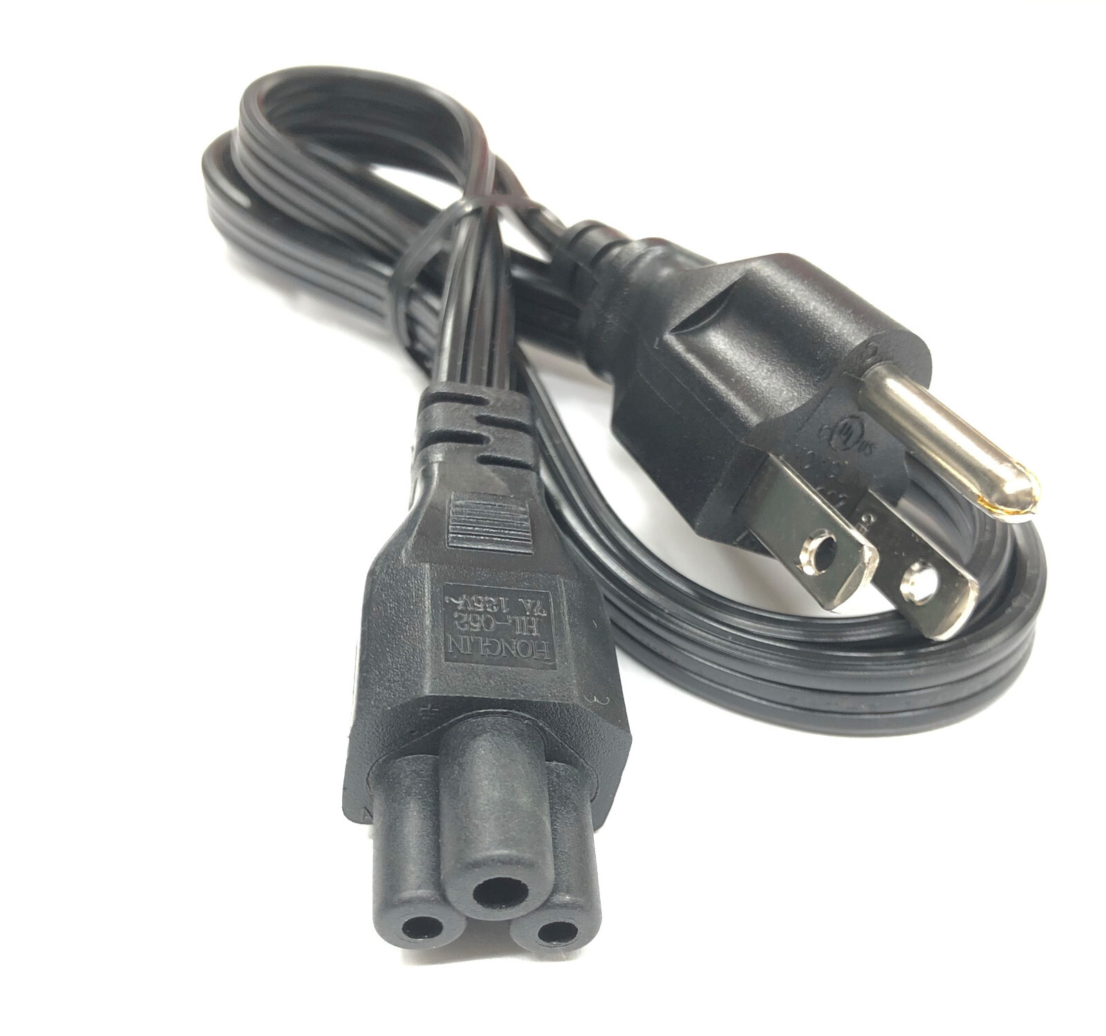 Original HONGLIN 3.3 Ft AC Power cord HL-052 HL-002 E254927 For Laptops