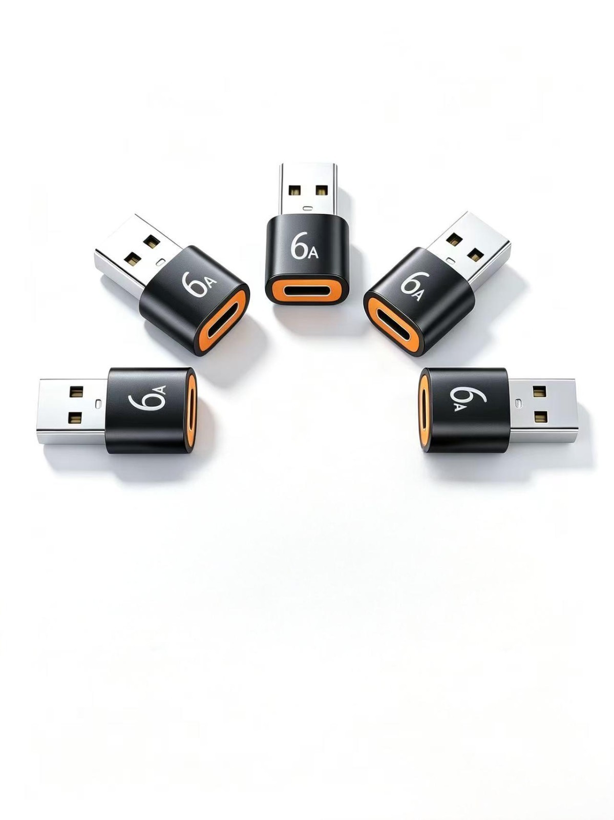 5 PACK USB C 3.1 Type C Female to USB 3.0 Type A Male Port Converter Adapter NEW