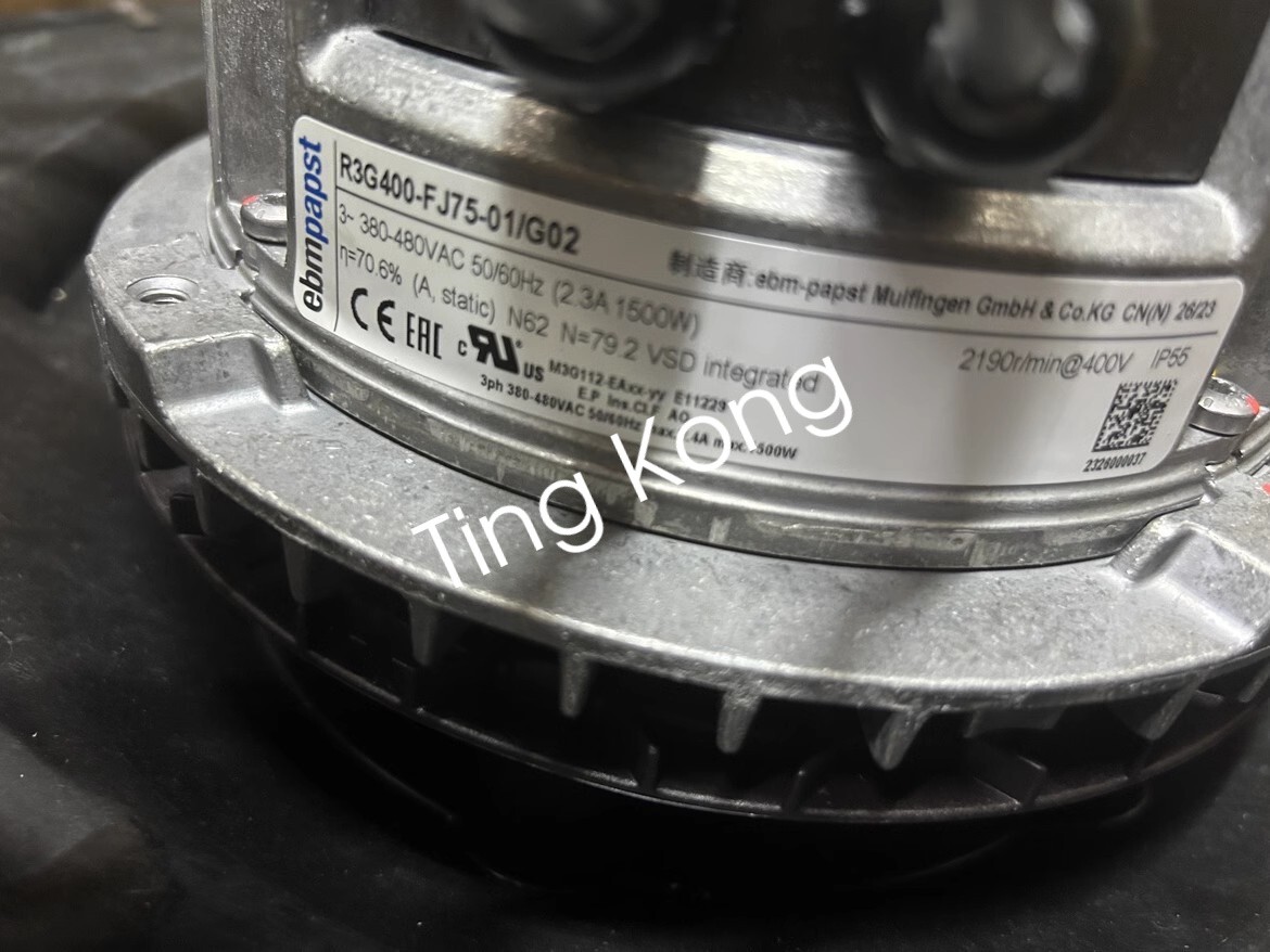 1pcs ebmpapst Frequency converter fan R3G400-RJ75-01/G02 380V-480V 2.3A 1500W