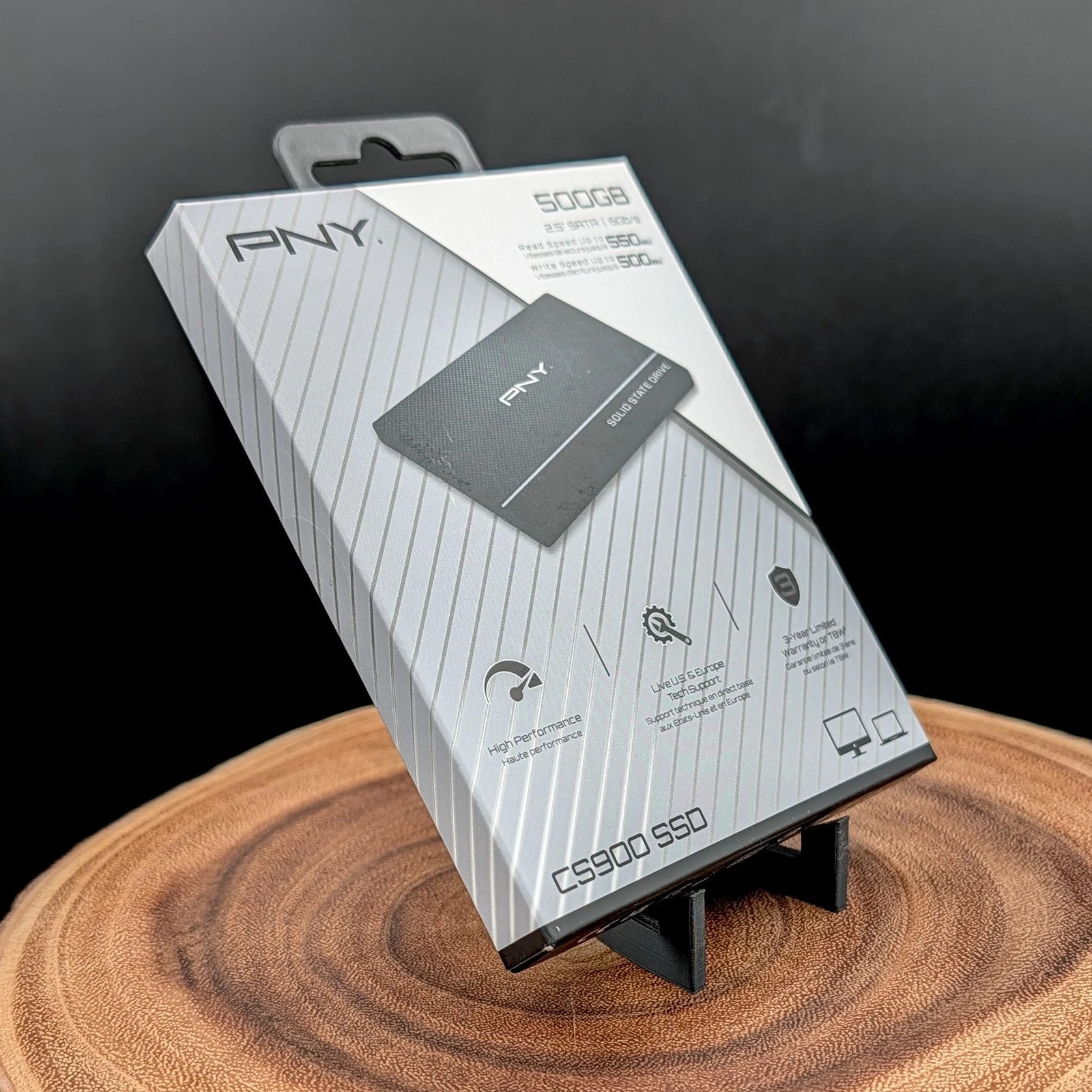 PNY CS900 500GB 2.5″ SATA III Internal SSD Solid State Drive (SSD7CS900-500-RB)
