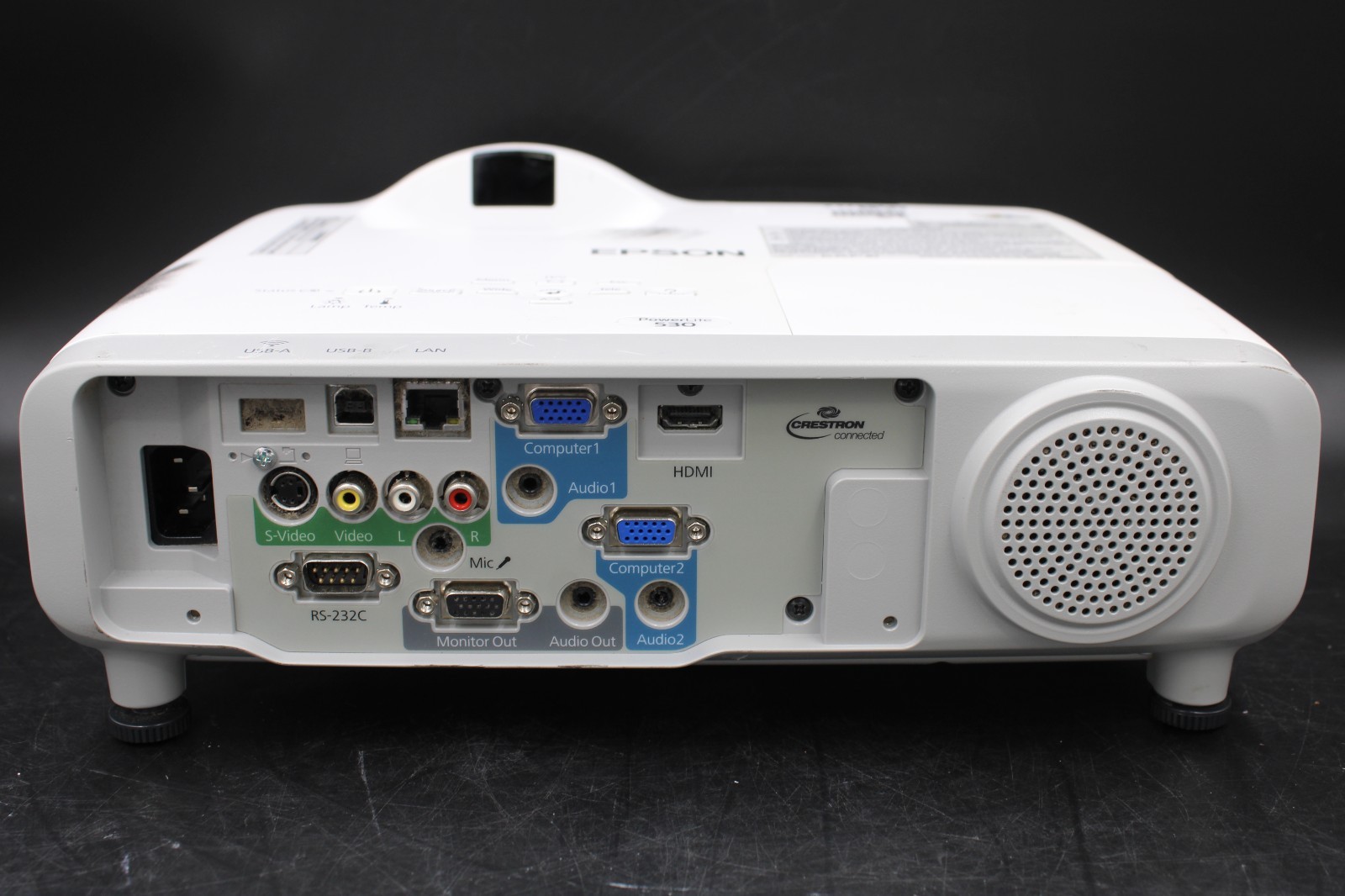 Epson Powerlite 530 3LCD 3200 Lumens 1024×768 Projector 607 Lamp Hours