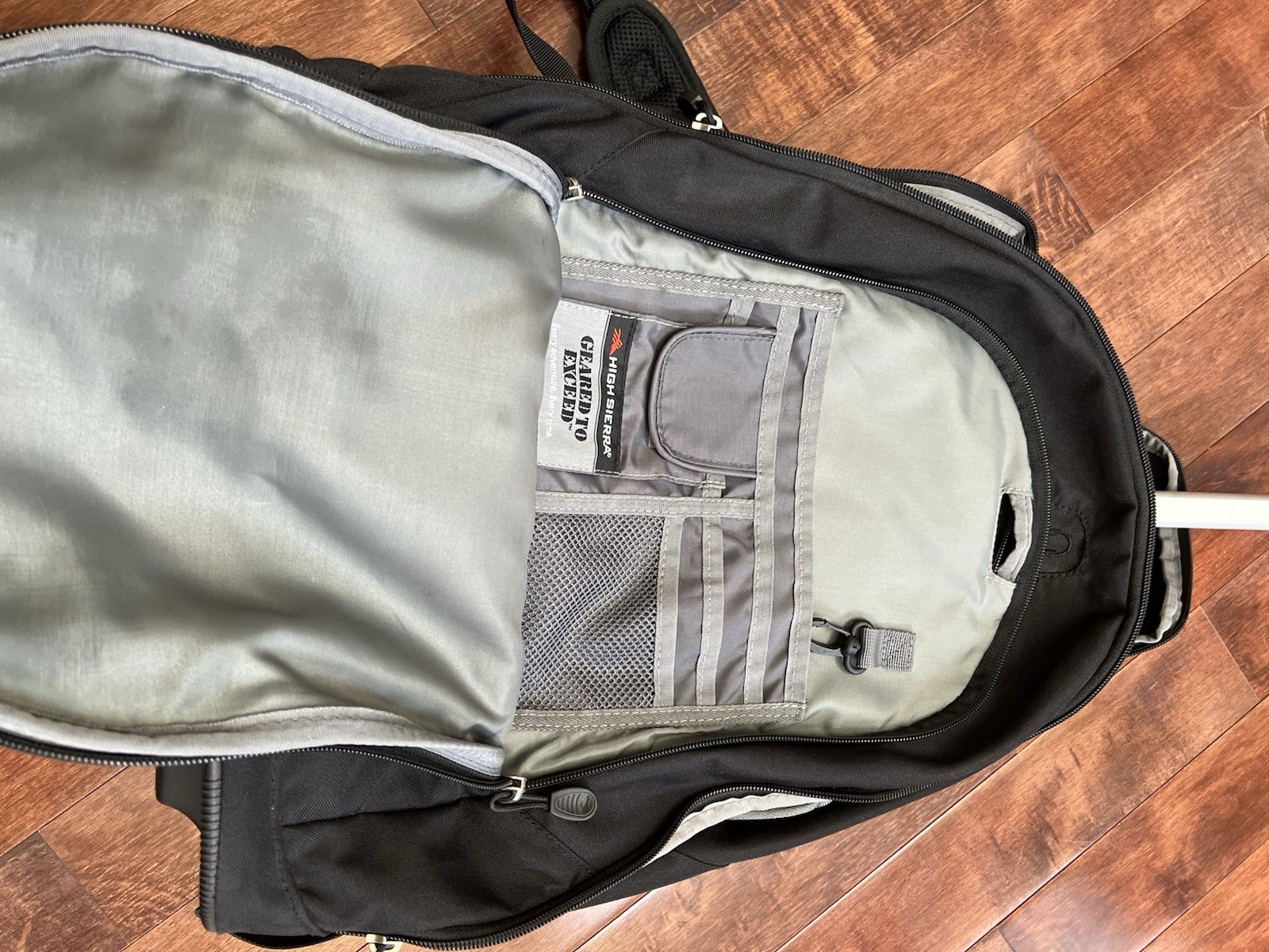 High Sierra Rolling Backpack with Laptop Sleeve, One Size
