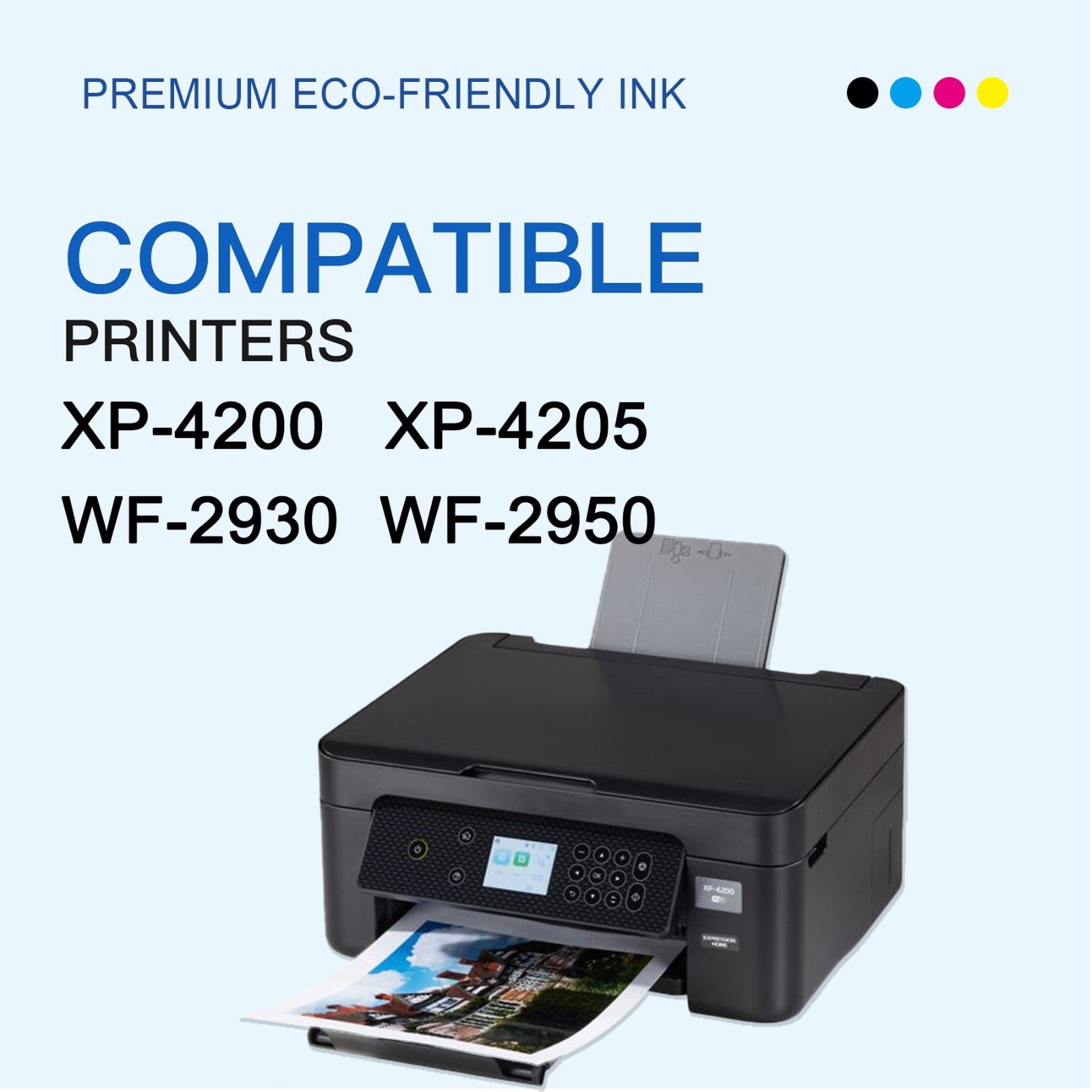4PK 232XL 232 Ink Cartridge compatible with Epson 232 XL WF-2950 WF-2930 XP-4205