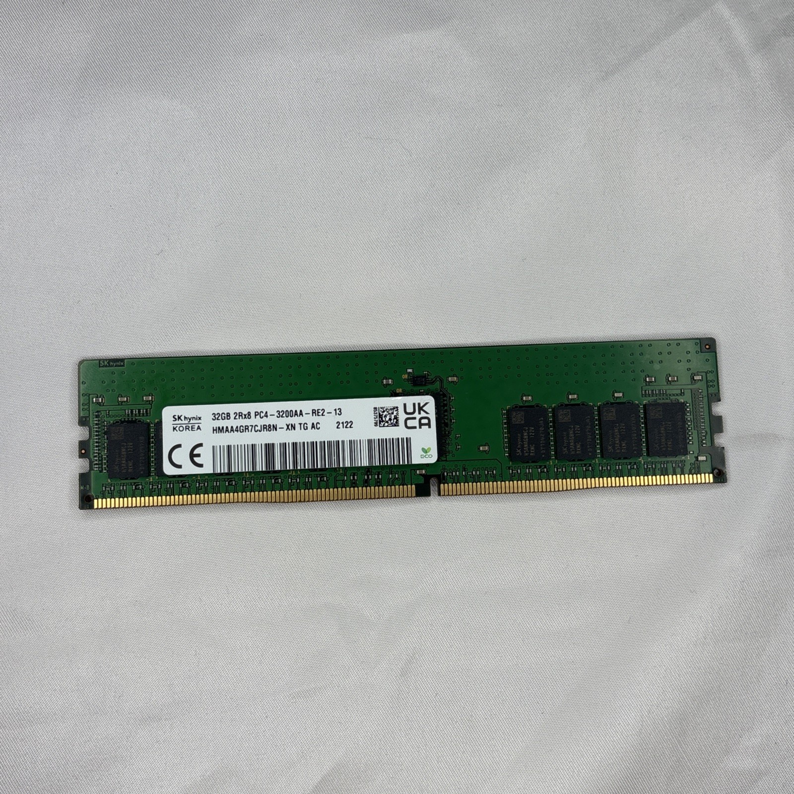 SK Hynix 32GB (1X32GB) 2RX8 PC4-3200AA MAA4GR7CJR8N-XN