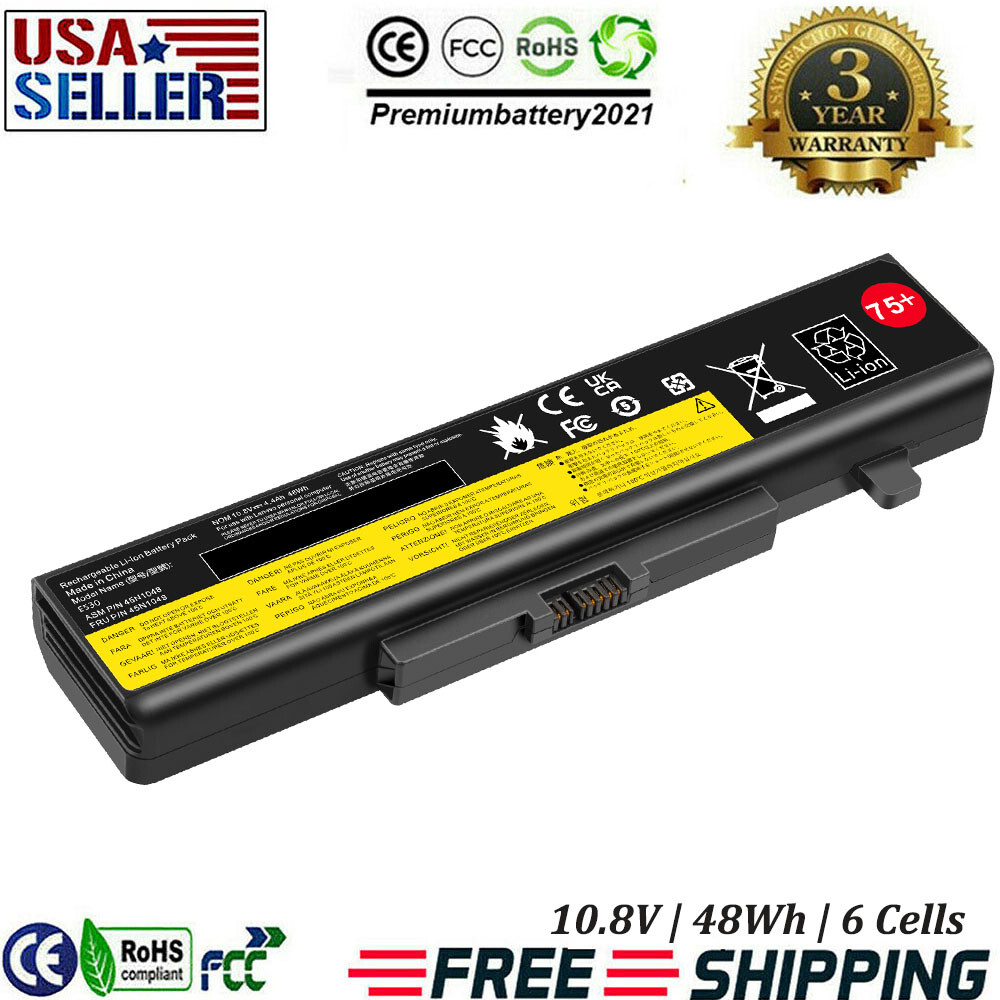 75+ 48Wh Battery For Lenovo ThinkPad E430 E435 E440 E445 E530 E531 E535 E540