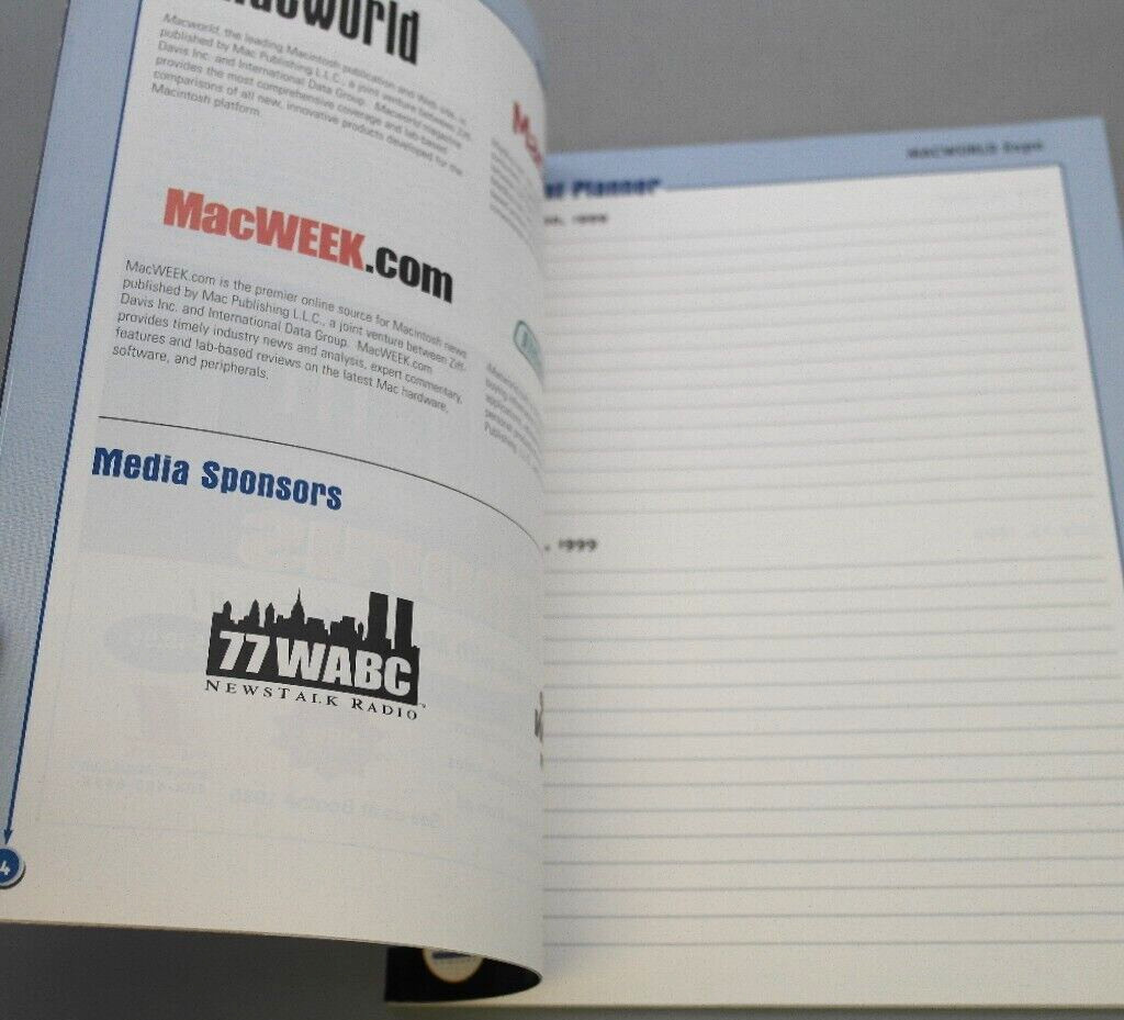 1999 Macworld Expo New York Program & Buyer’s Guide Brochure Magazine