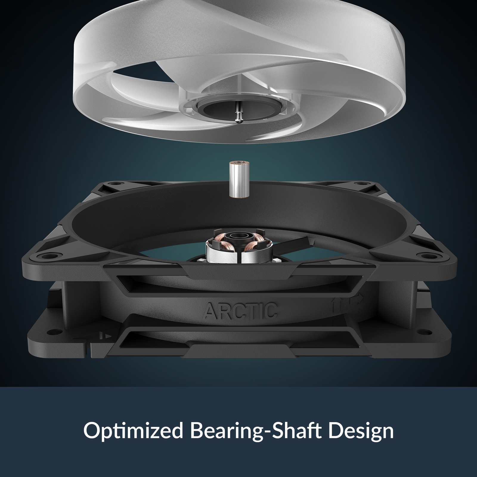 ARCTIC P12 Pro Reverse A-RGB Fan 120 mm PC Case Flow B-Stock