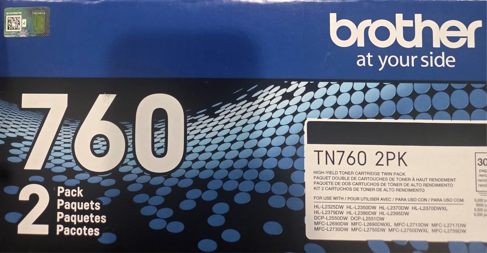 Brother TN-660 Black High Yield Toner Cartridge, Print Up to 2,600 Pages