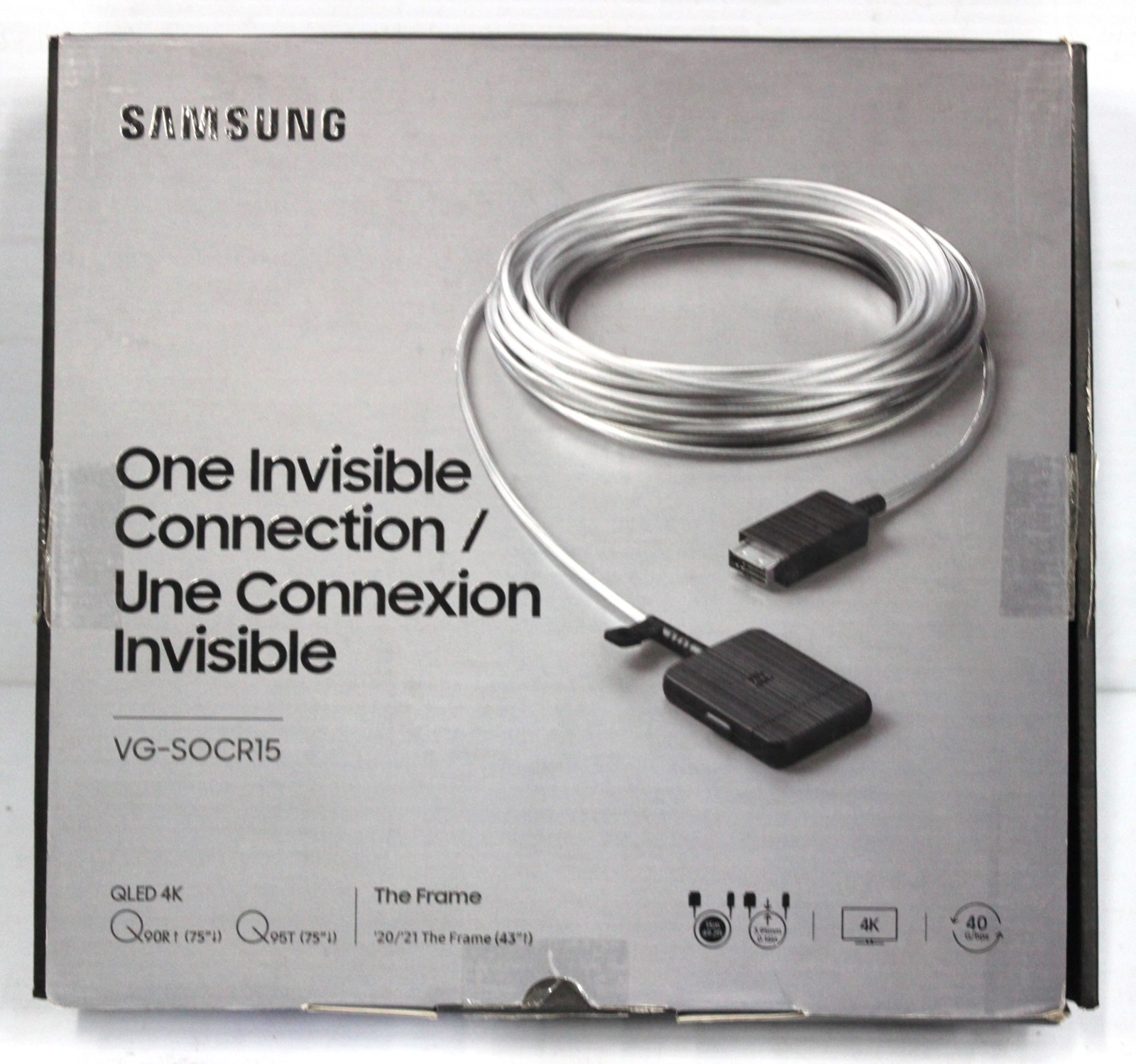 Samsung 15m One Invisible Connect Cable for QLED 4K VG-SOCR15