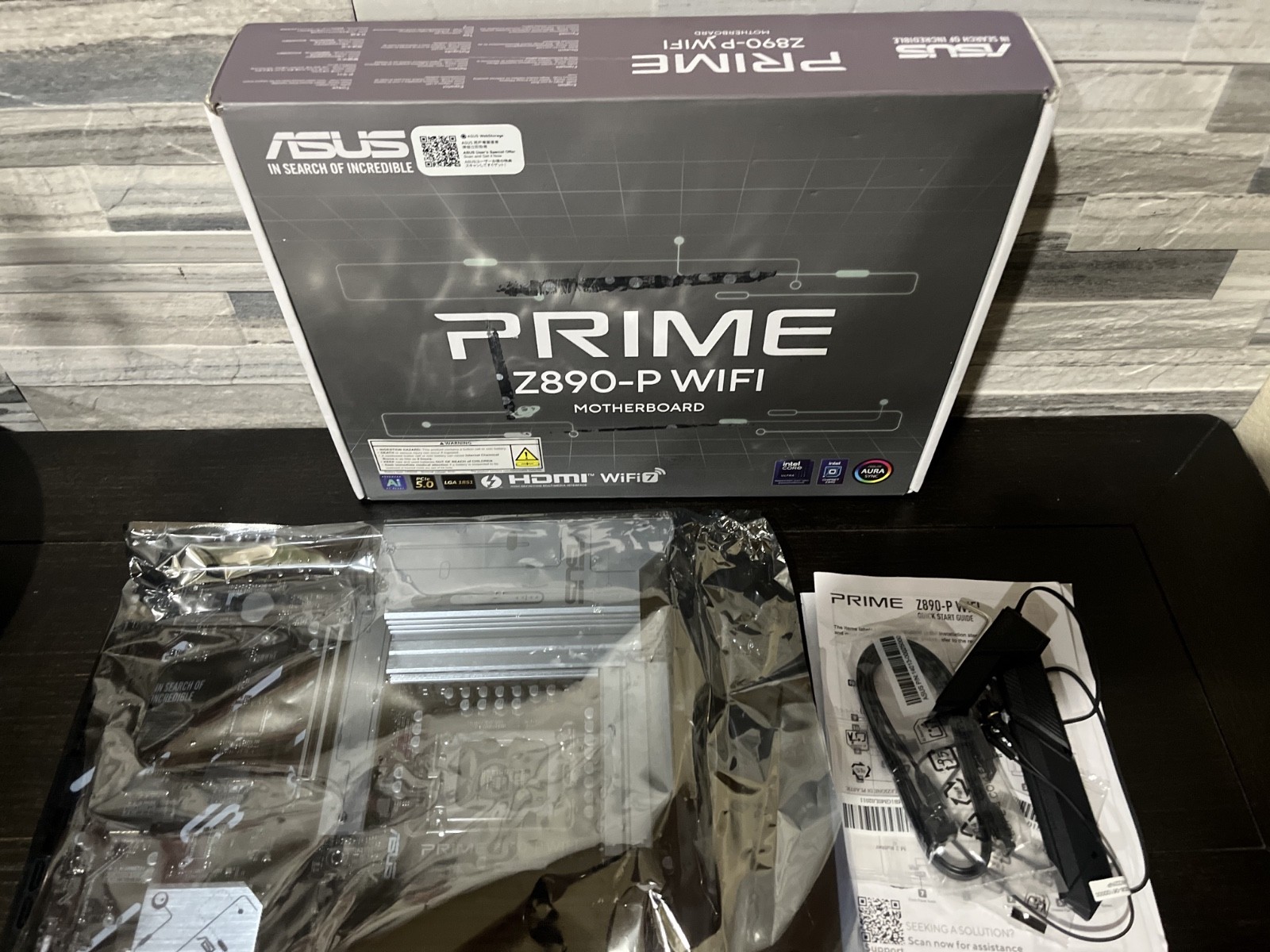 ASUS PRIME Z890-P WIFI LGA1851 ATX Motherboard DDR5 WiFi 7