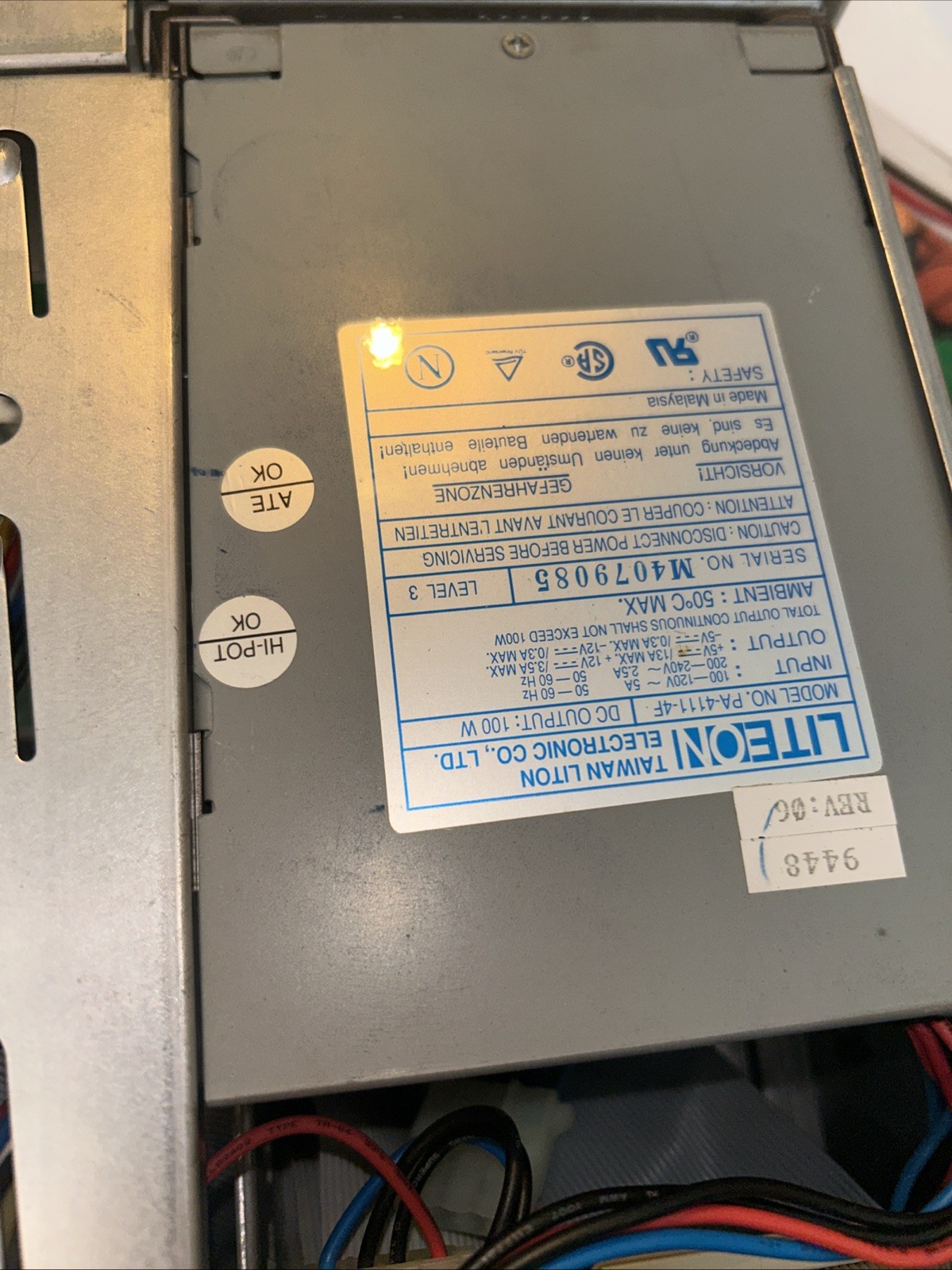 Digital Venturis 450 Computer DEC Powers On & Boots