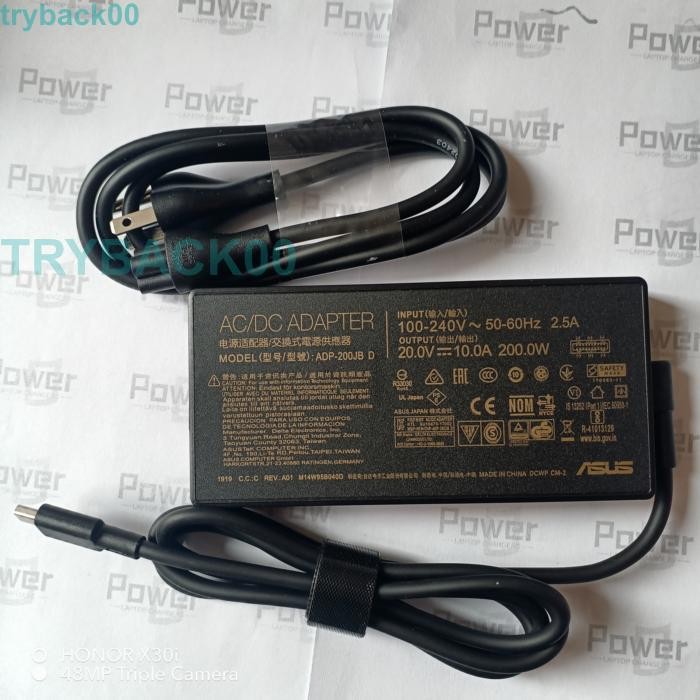 OEM 200W Adapter Charger for ASUS ROG Zephyrus G14 GA403 GA403UP GA403WR GA403WW