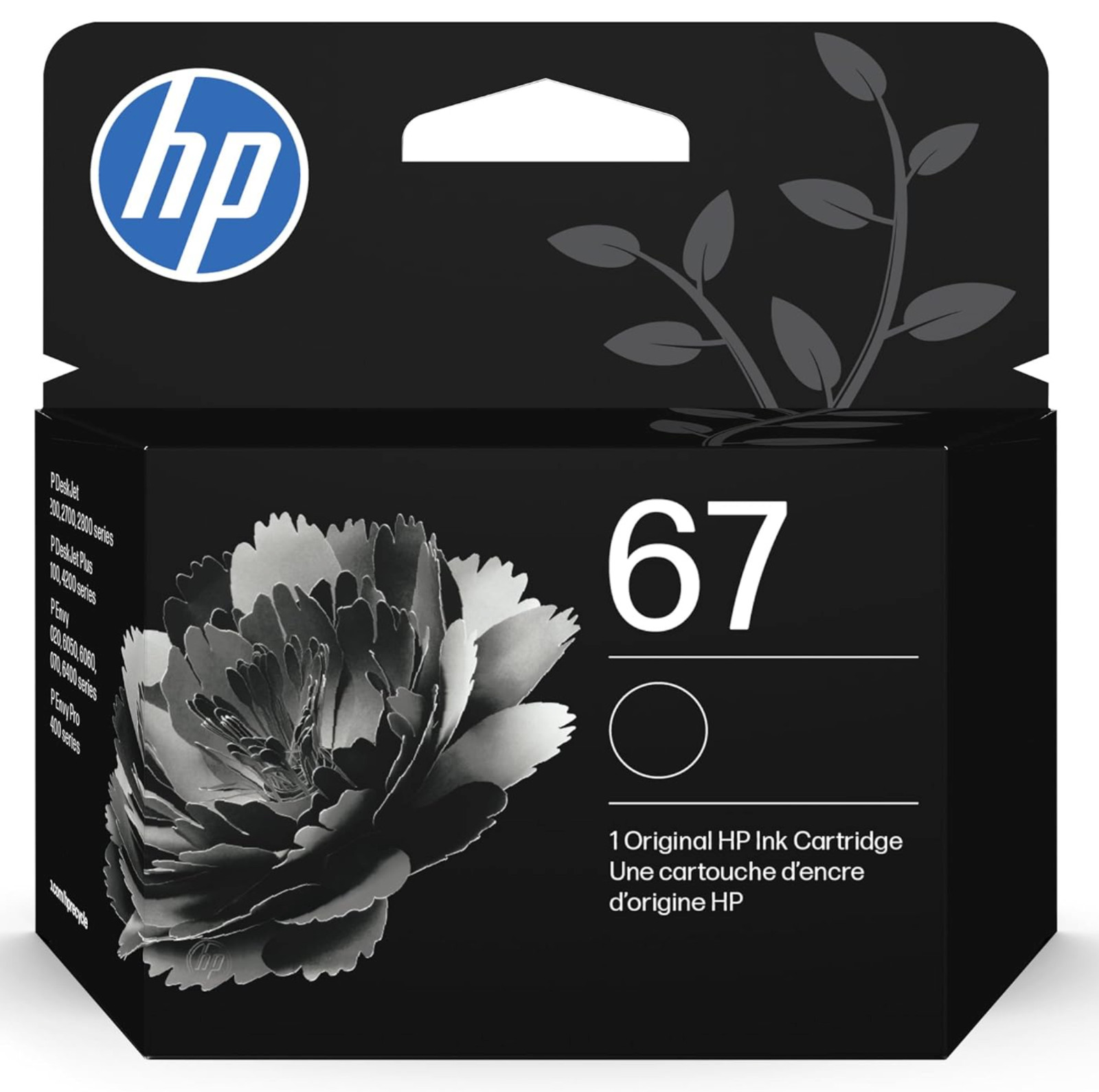 Pack of 4 HP 67 Black Original Ink Cartridge, ~120 pages, 3YM56AN- LIMITED OFFER