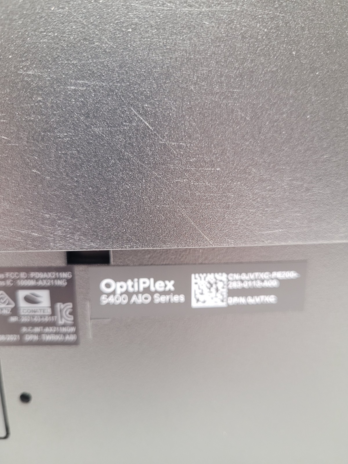 Dell OptiPlex 5400 AiO i5-12600 4.80GHz 8GB 256GB 23.8″ TOUCH SCREEN, w/o STAND