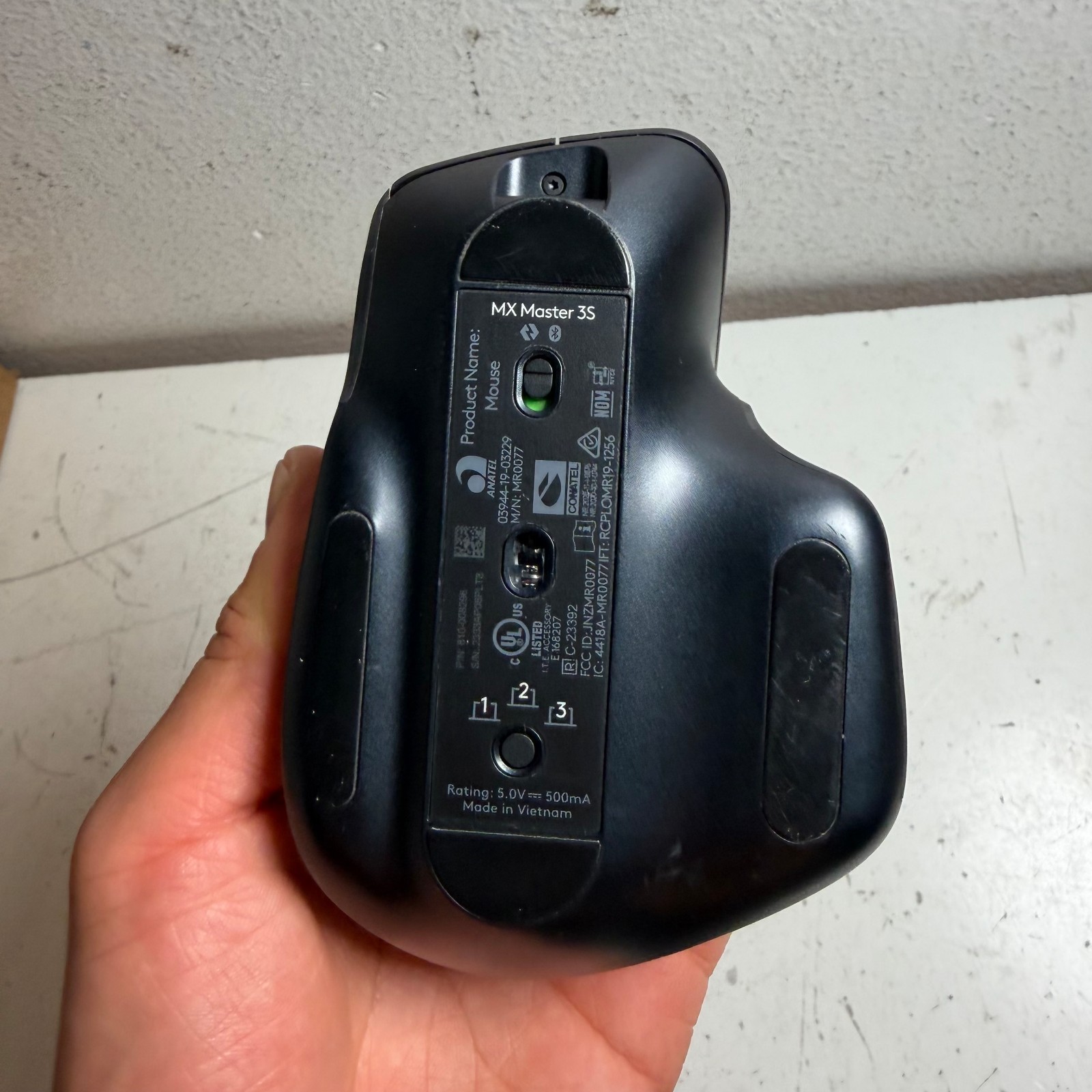 Logitech MX Master 3S MR0077 Graphite Wireless Bluetooth USB-C 1000 DPI Mouse