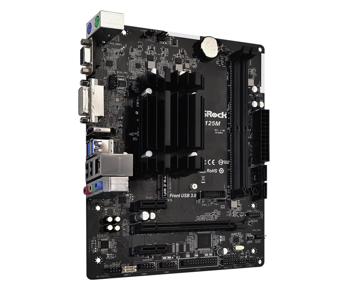 J4125M Intel® Quad-Core Processor J4125 (Up to 2.7 GHz) Motherboard