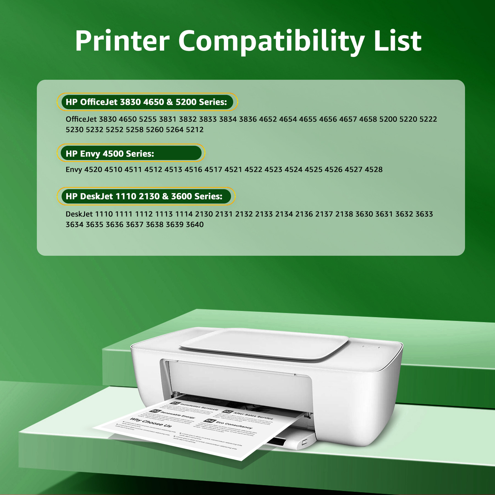 2PK 63XL Black Ink Cartridge For HP Envy 4520 4520 Officejet 5220 5258 4650 3830