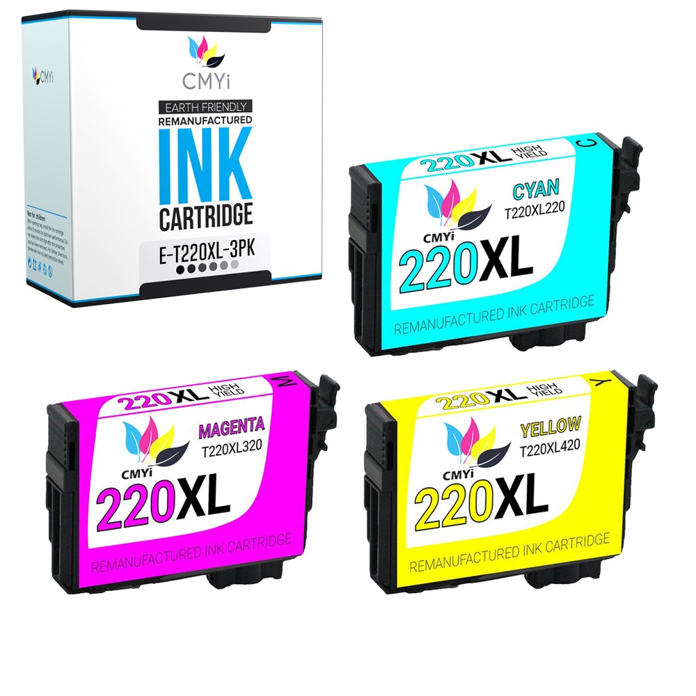 CMYi 220XL T220XL Black Color Ink Cartridges For Epson WorkForce 2750 2760 2650