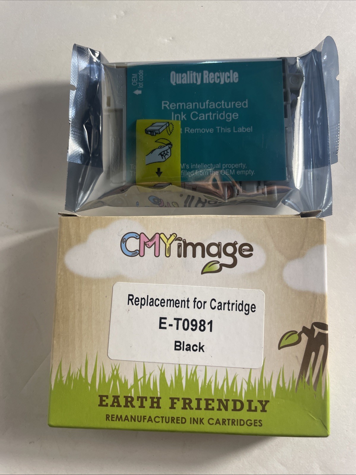 ET0981 Black Ink Cartridge CMY Image Earth Friendly Factory Sealed