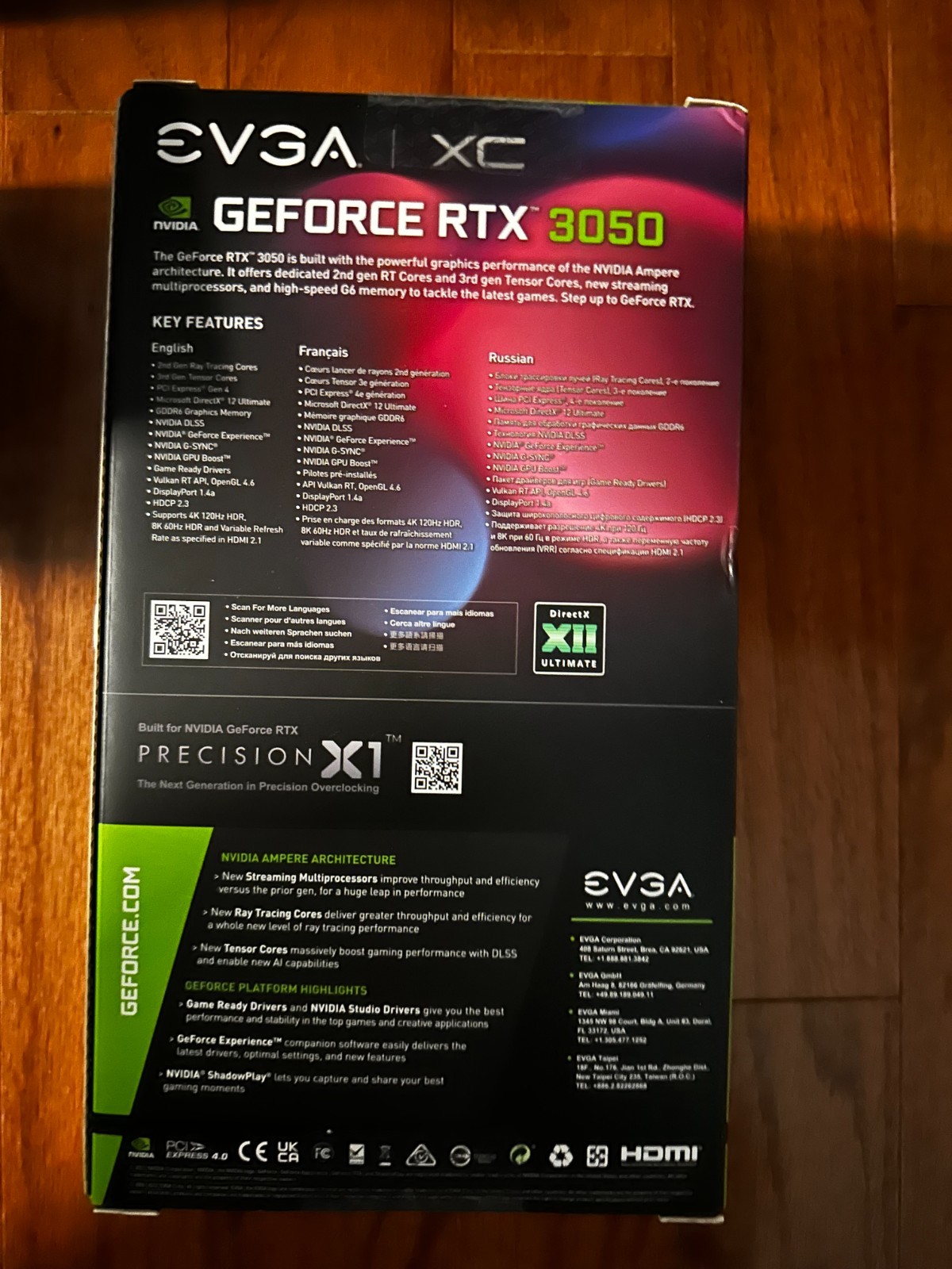 NEW, Sealed, EVGA NVIDIA GeForce RTX 3050 8GB GDDR6 Gpu (08G-P5-3551-KR)