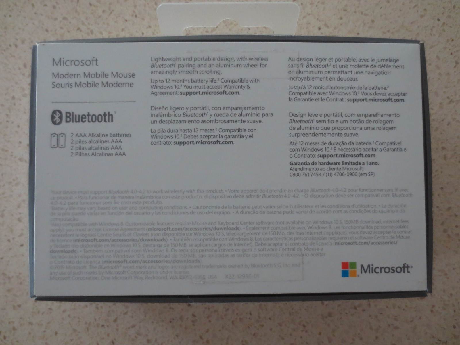Microsoft Modern Mobile Mouse Bluetrack Wireless Ice Blue