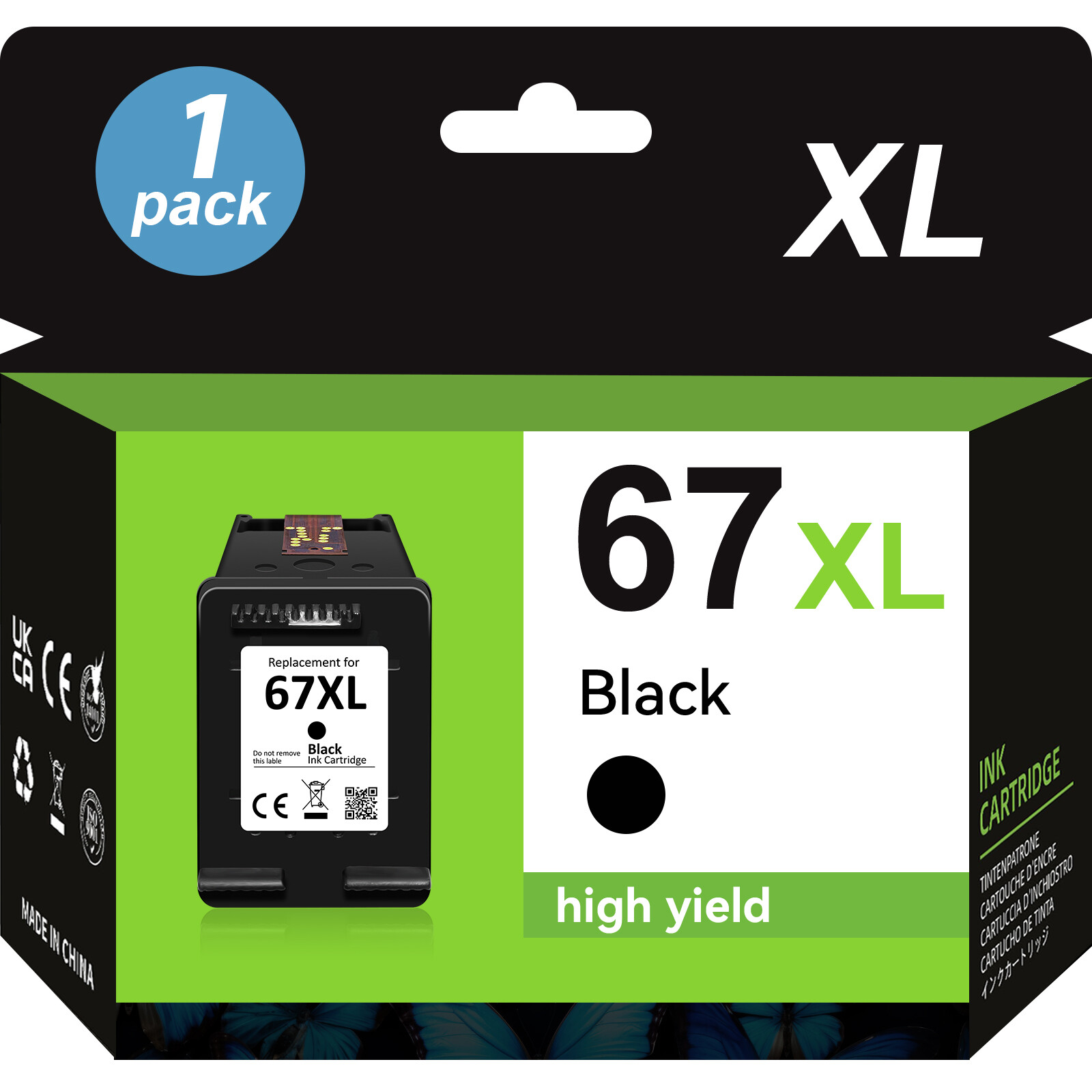 High Yield 67XL XXL Ink Cartridges for HP Deskjet 2700e 2800e 2752e Envy 6000