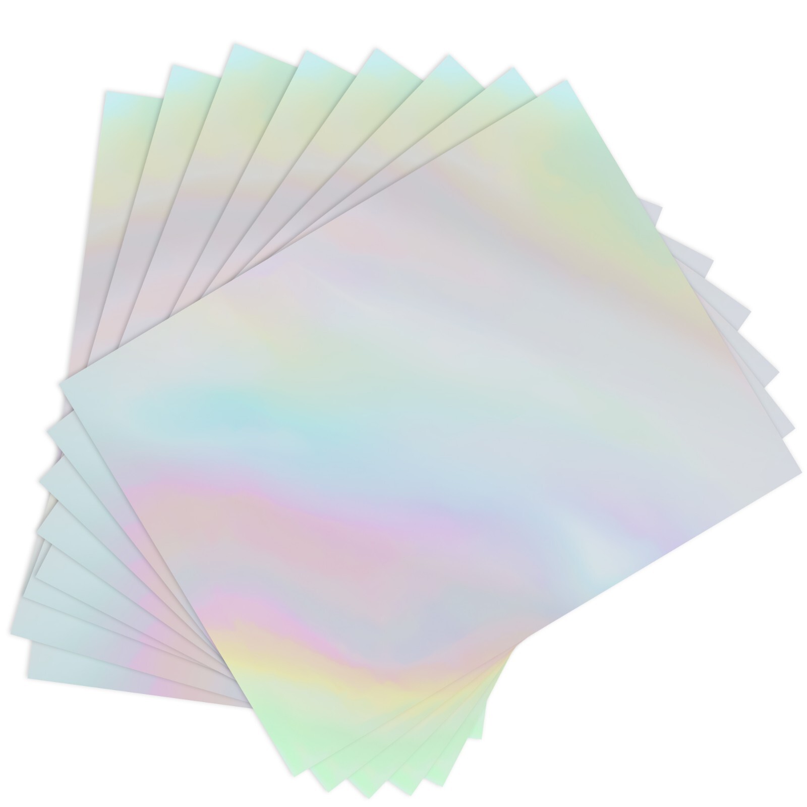 Koala Clear Rainbow Holographic Sticker Paper for Inkjet +Laser Printers 8.5×11