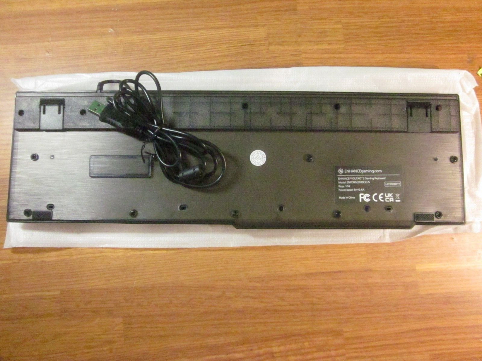ENHANCE Voltaic 2 Gaming Keyboard – Mechanical Feeling Keyboard, Anti-Ghosting