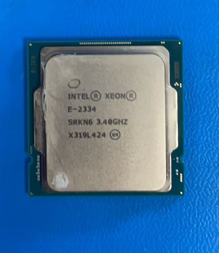 Intel Xeon E-2334 SRKN6 4-core 3.40GHz~4.80GHz TDP-65W LGA-1200 CPU processor