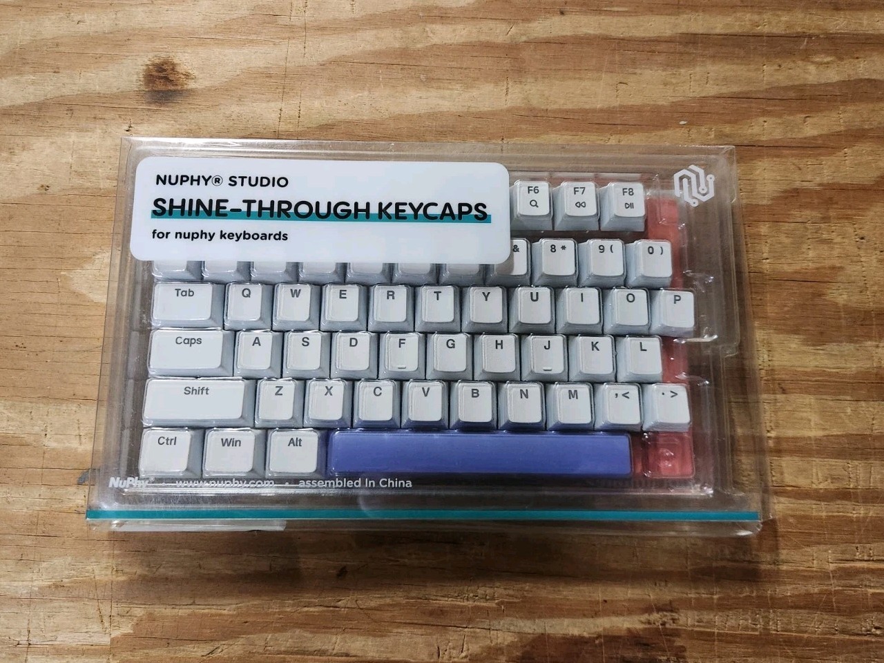 NuPhy Field75 Wireless Mechanical Gaming Keyboard Shine-Through Keycaps Gravity