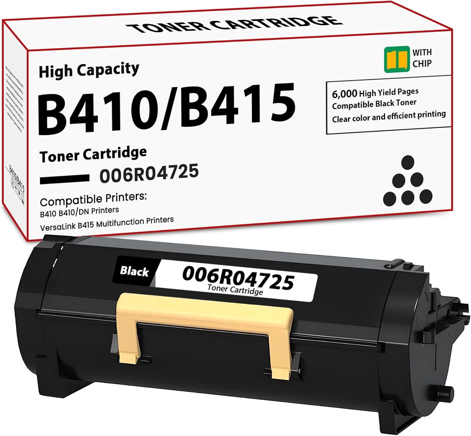 Toner Cartridge for Xerox 006R04725 VersaLink B410, B410/DN, B415, B415/DN