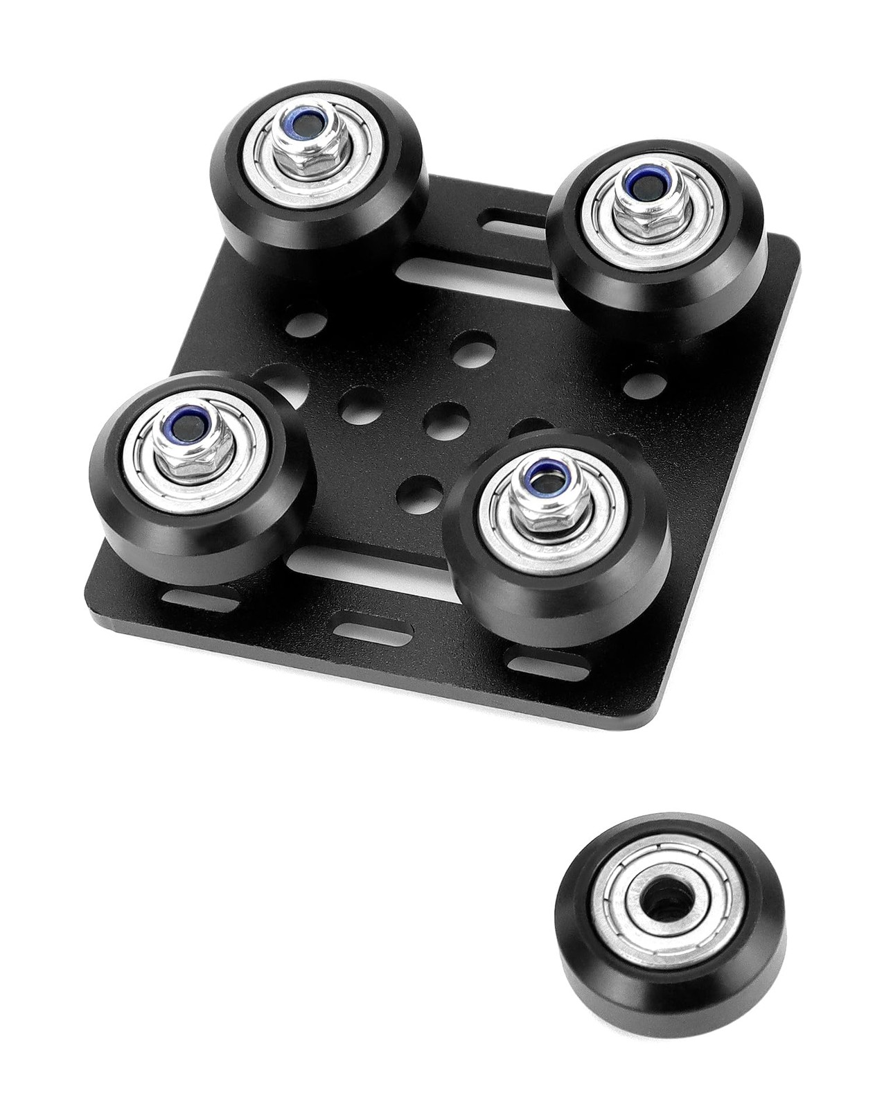 QWORK 3D Printer POM Roller, 20 Pcs High Speed Gantry Wheels, Bearing Wheel,…