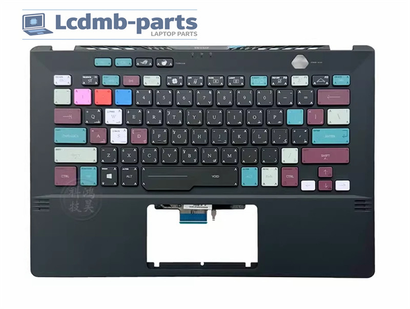 New For Asus GA401Q GA401 GA401I GA401U 14″ Palmrest w/ Backlit Keyboard black