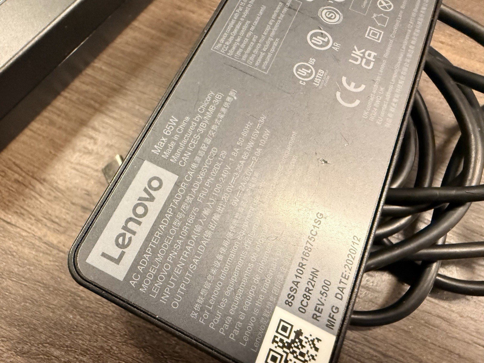 Lot of 2 Dell Docks WD19S & WD15 w/ Genuine AC Adapters + Lenovo 65W & HP 120W