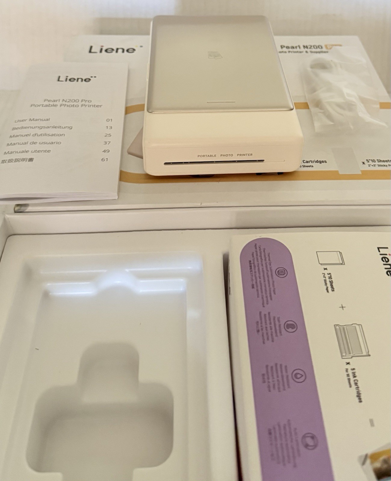 Liene Pearl N200 Pro Portable Photo Printer