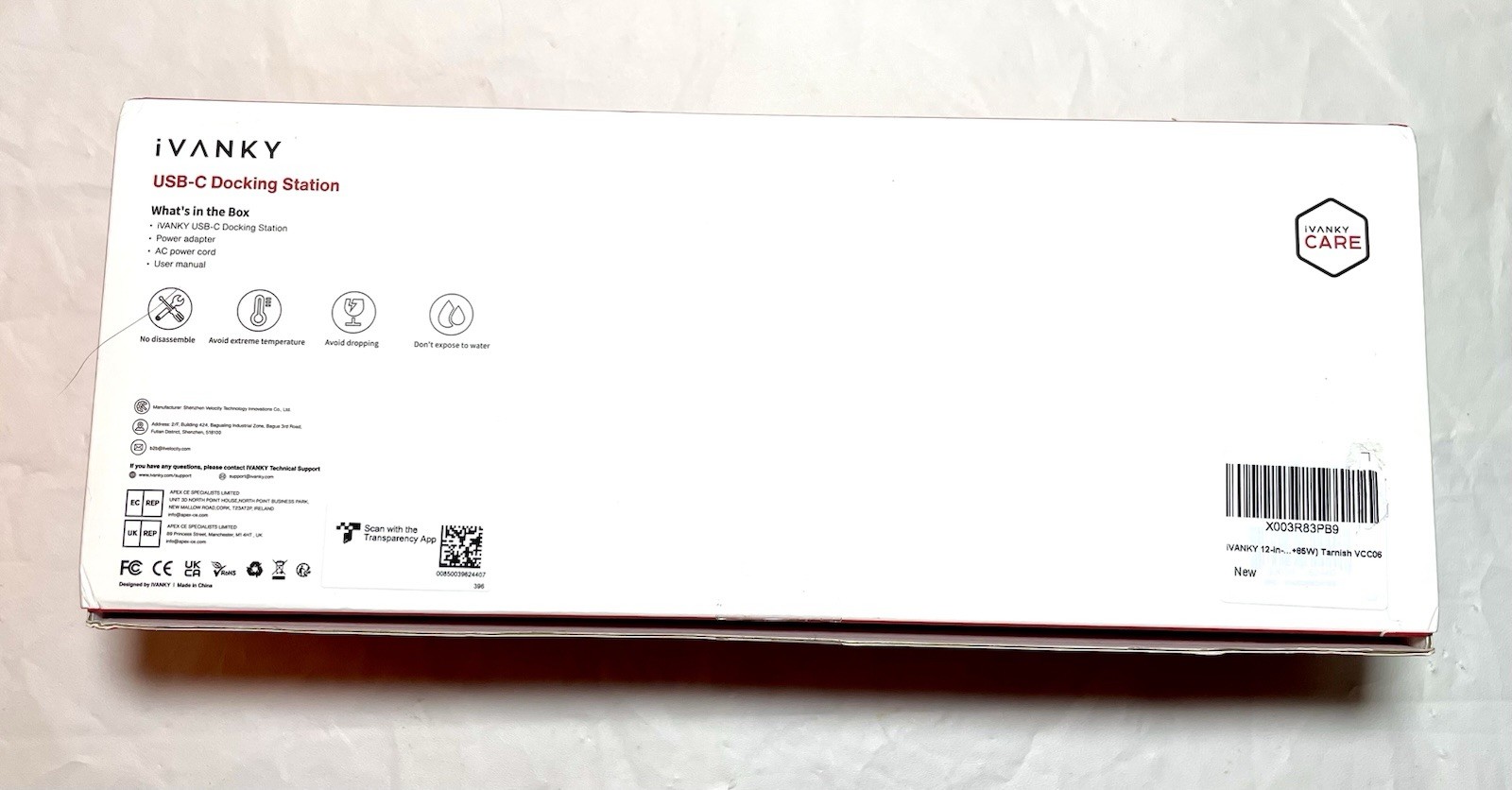 USB C Laptop Docking Station with 100W Power Adapter iVANKY 12-in-1 85W PD NEW