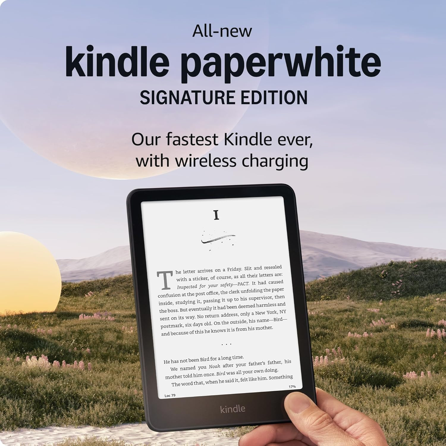 All-new Amazon Kindle Paperwhite Signature Edition (32 GB) – Metallic Black
