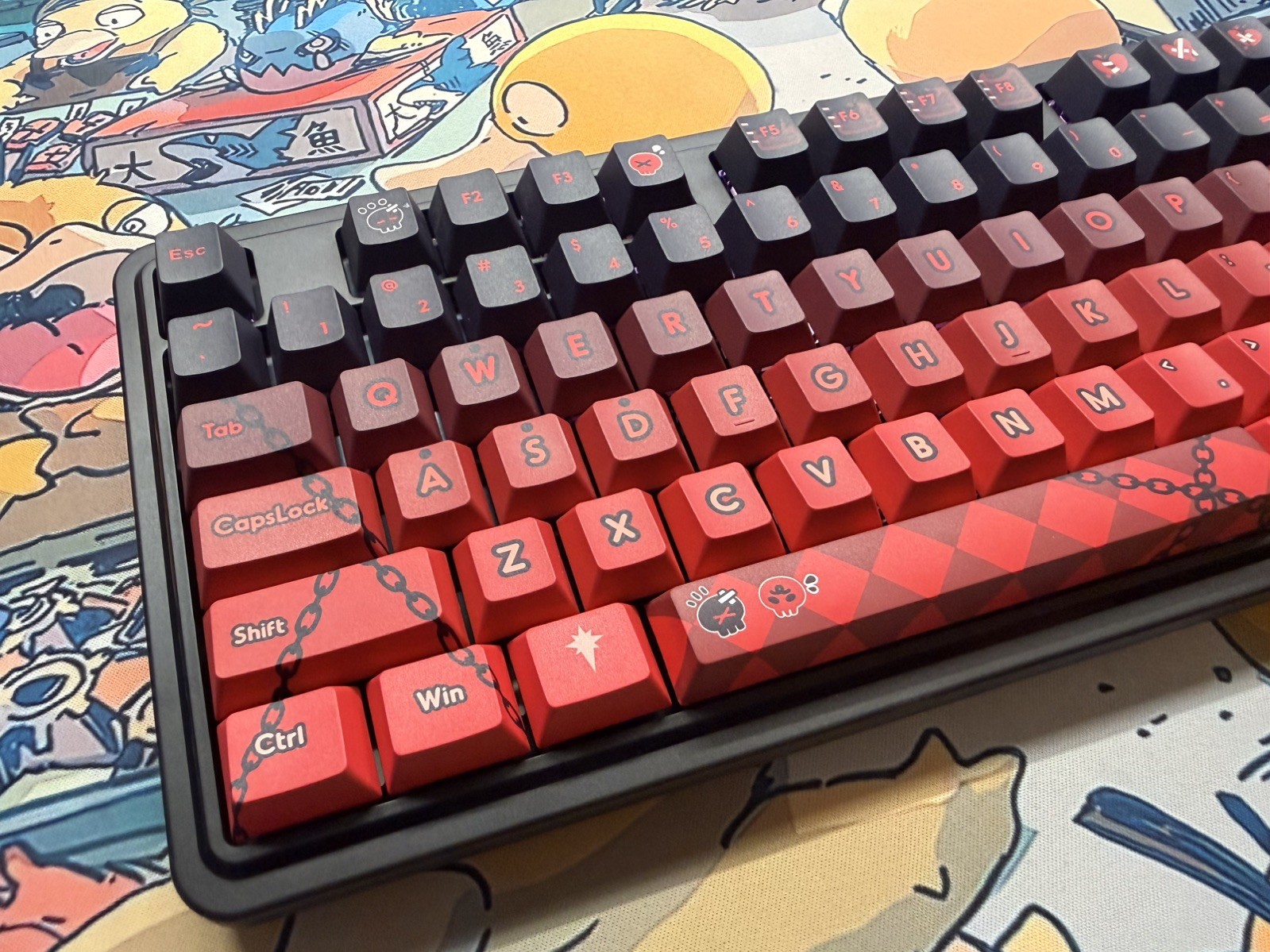 Custom Wireless 75% Mechanical Keyboard | Redragon K673 | Lubed Tactile Switch