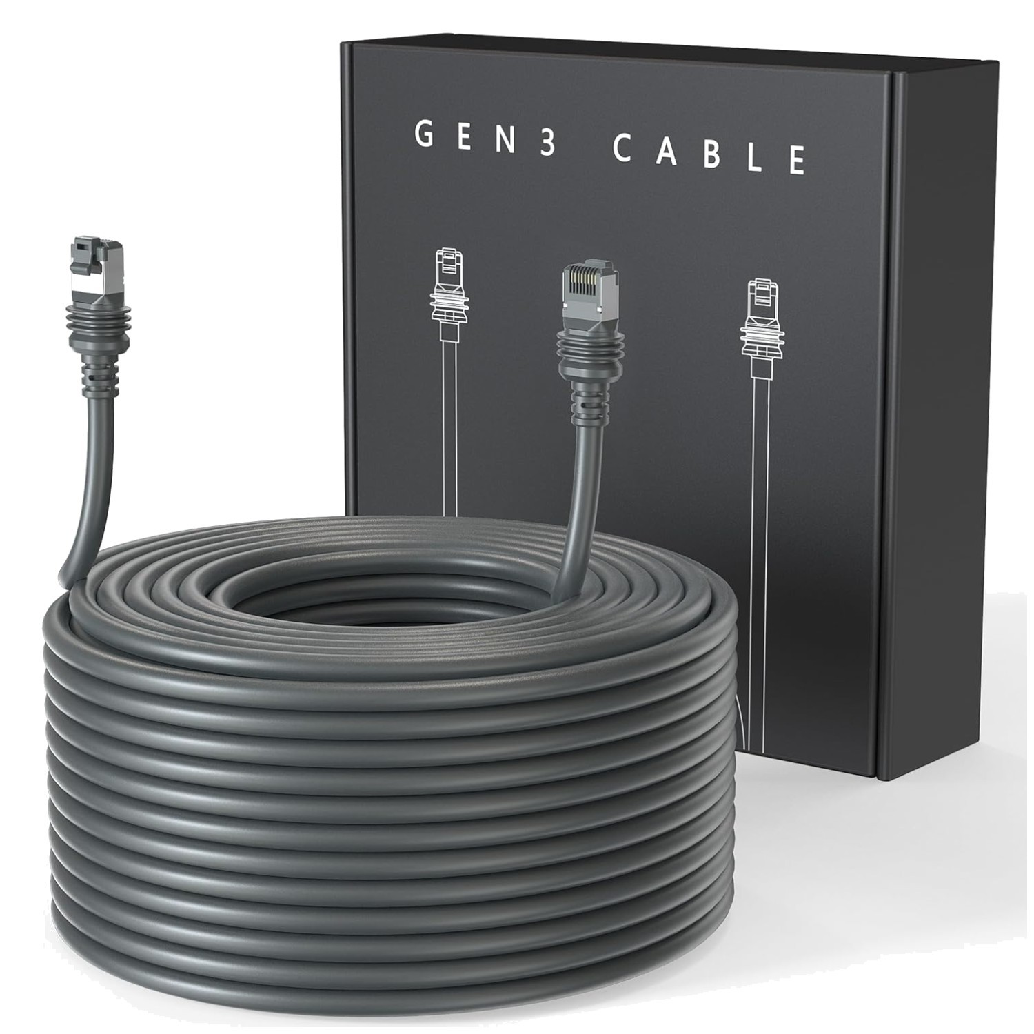 Weatherproof 100FT Extension Cable for Starlink