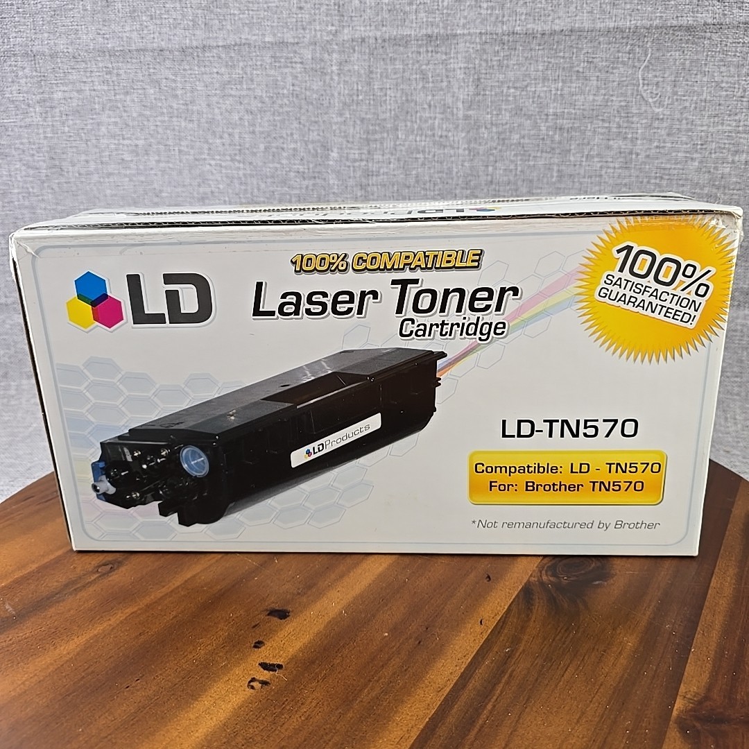 LD-TN570 Black Laser Toner Cartridge For Brother TN570 & More See Images