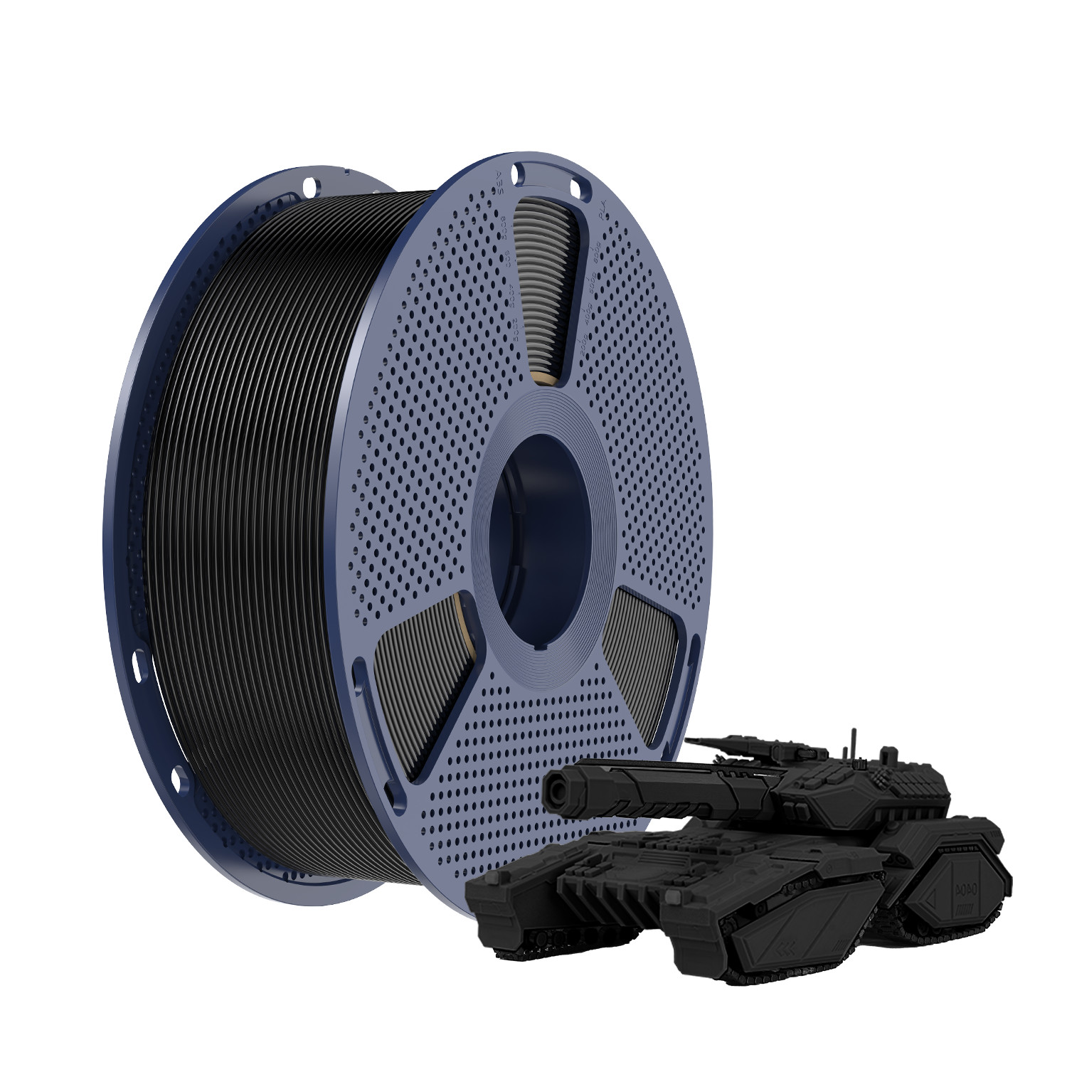 【BUY 4 GET 2 FREE,ADD 6】SUNLU PLA 3D Printer Filament Black 1.75mm 1KG Spool